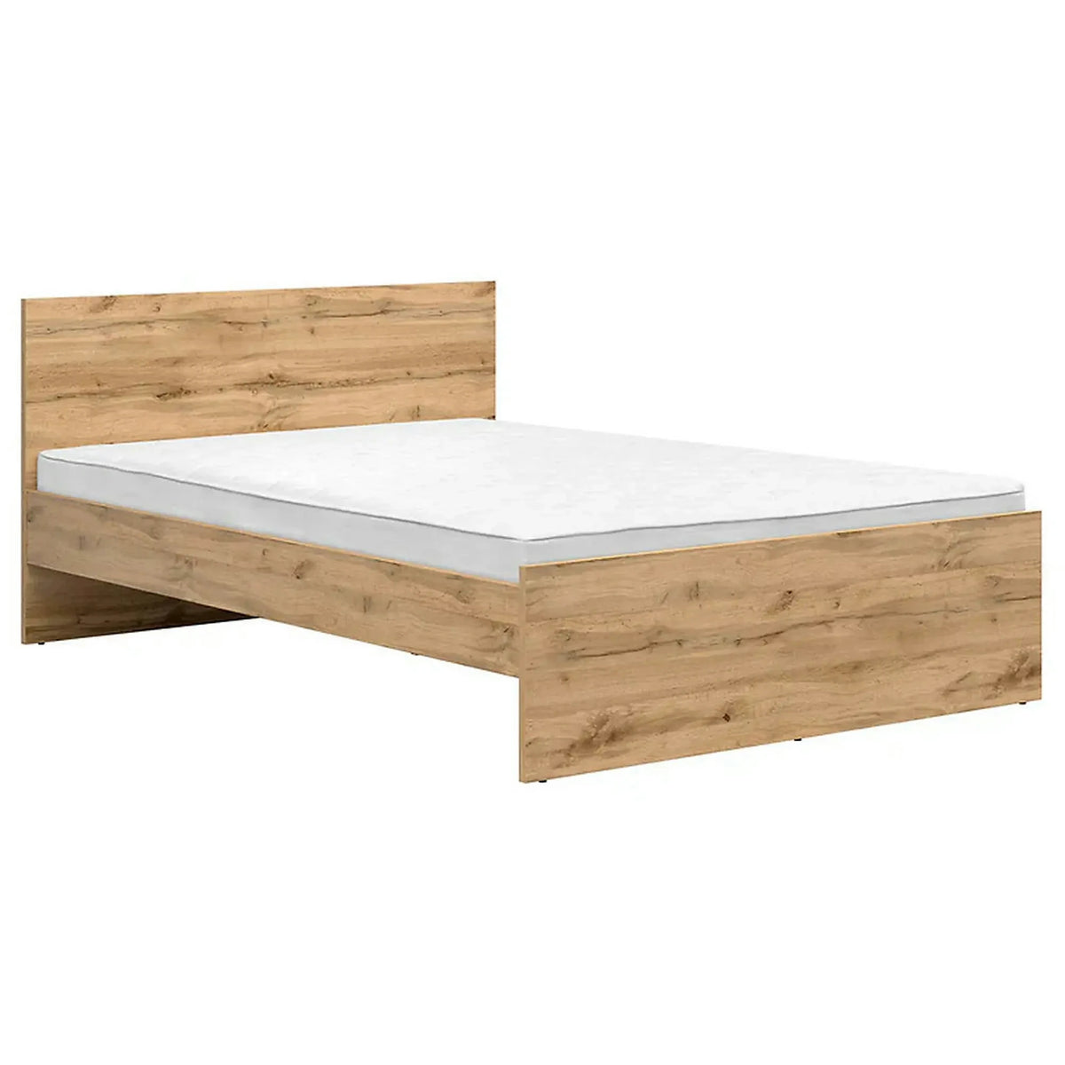 Cadru pat ZELE 140x200, stejar wotan, PAL