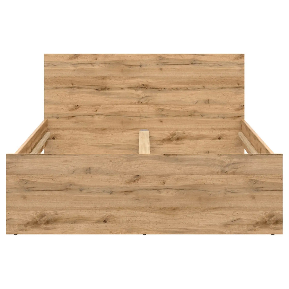 Cadru pat ZELE 140x200, stejar wotan, PAL