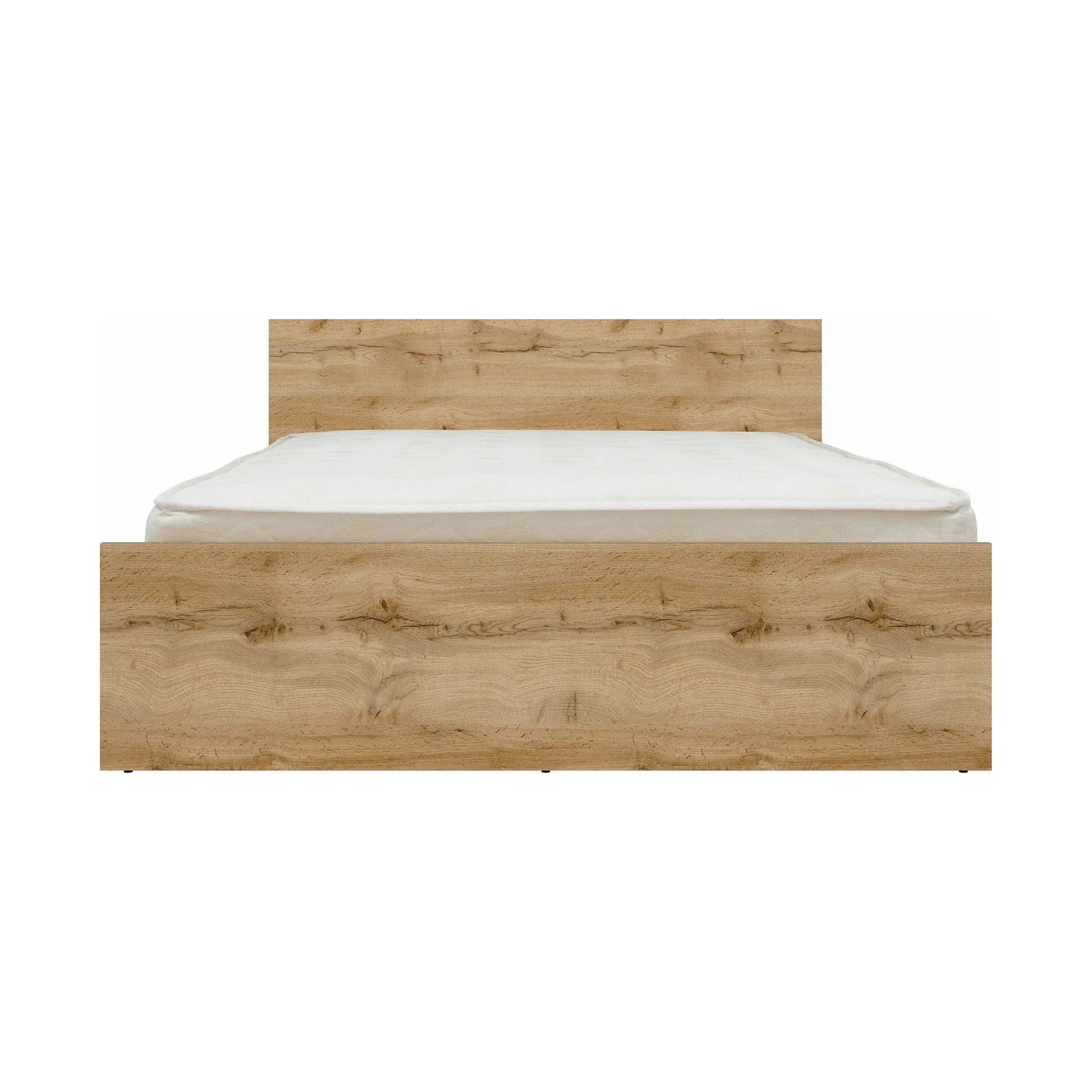 Cadru pat ZELE 160x200 cm, stejar wotan, PAL