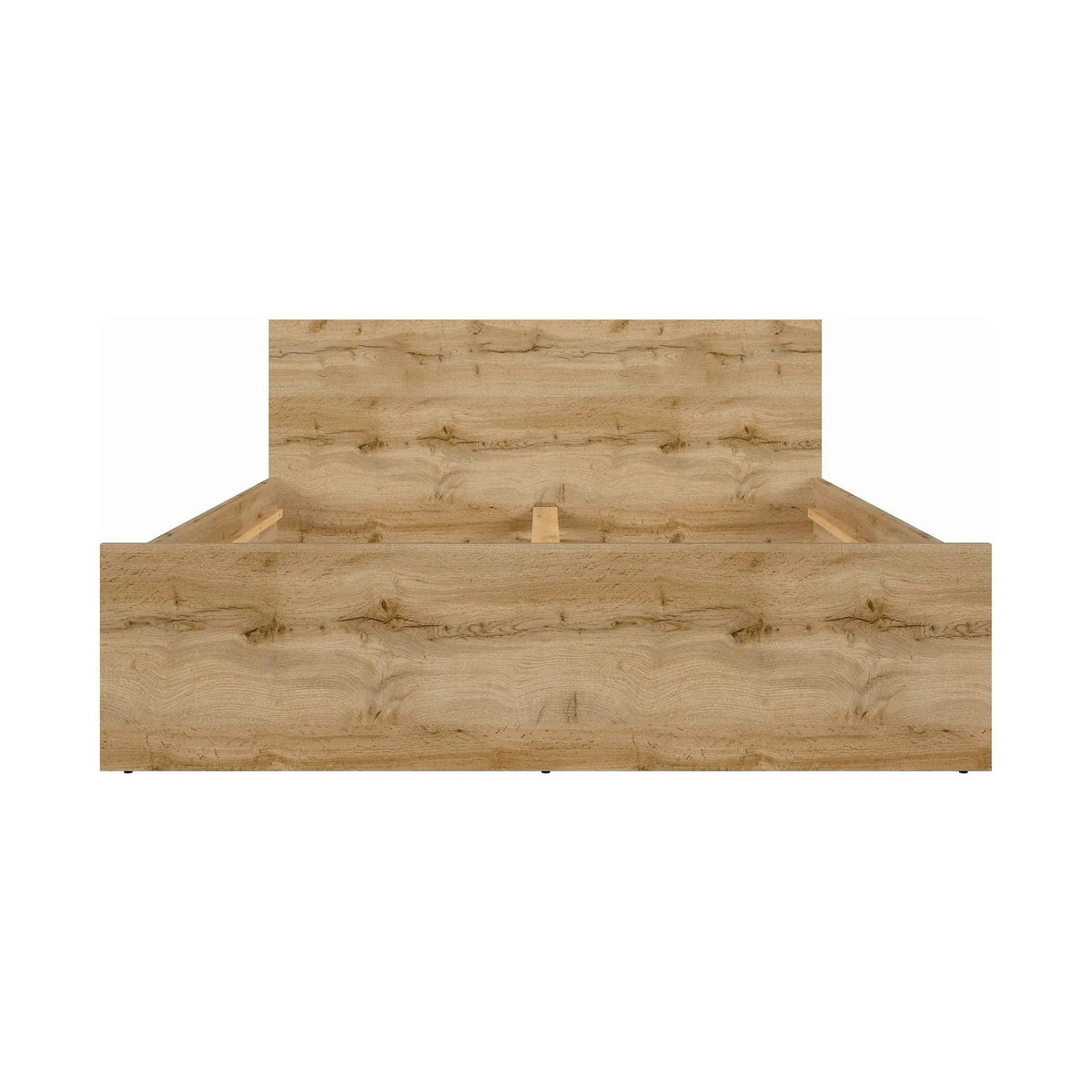 Cadru pat ZELE 160x200 cm, stejar wotan, PAL