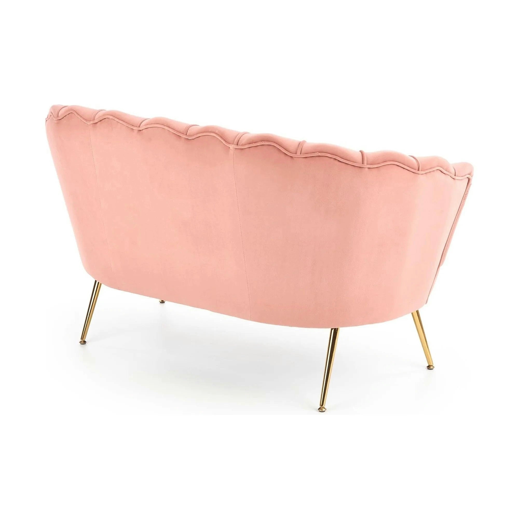 Canapea AMORINITO XL, roz/auriu, 131x77x77 cm