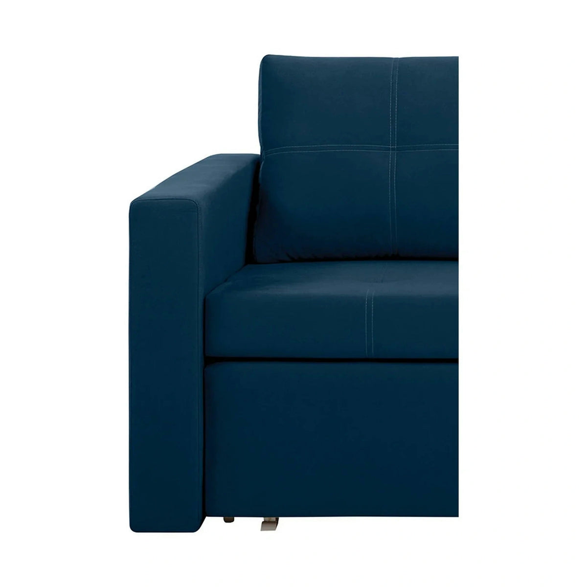 Canapea BUNIO III, stofa clasica albastru - Manila 26, 147x88x86 cm