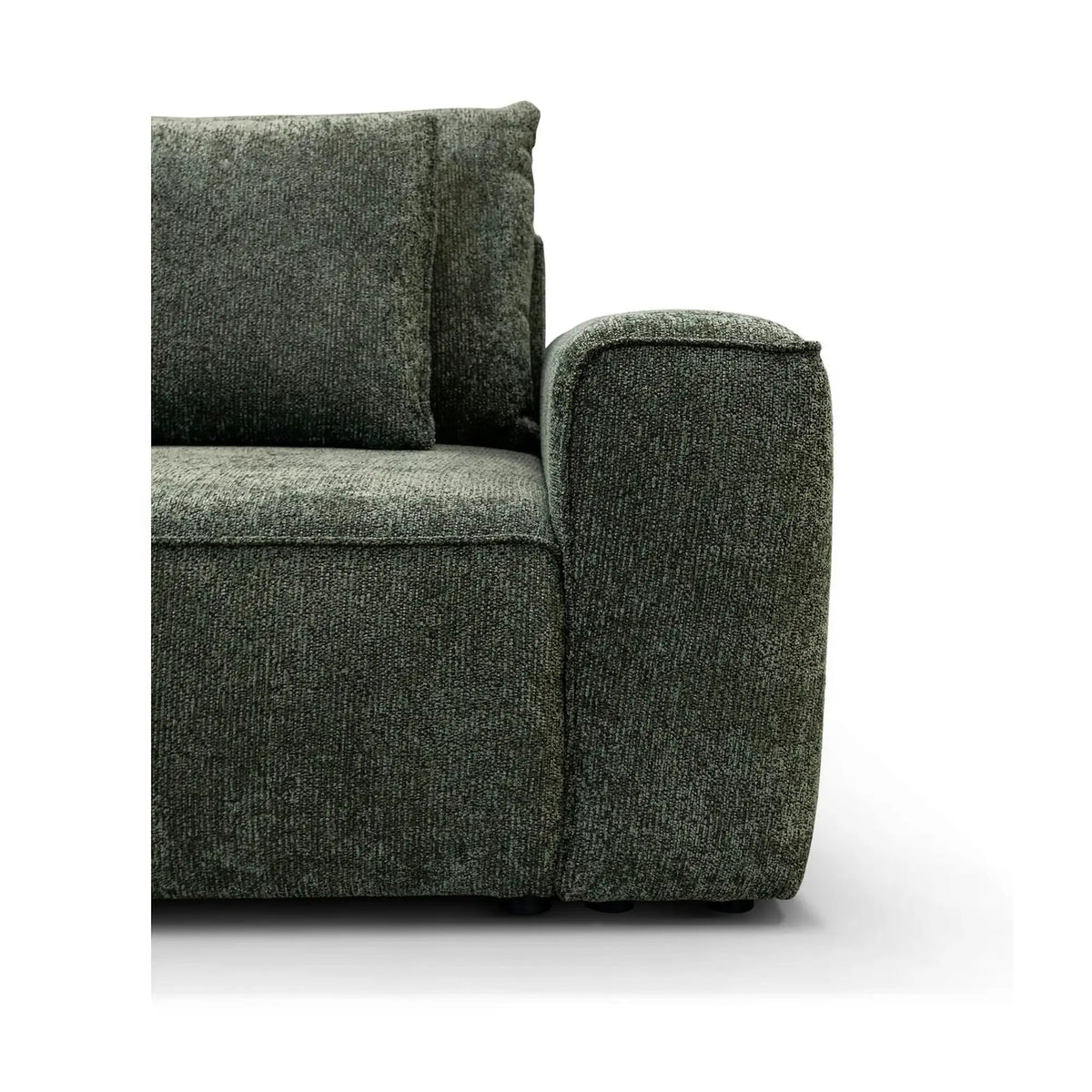 Canapea confortabila de dormit ARLO, stofa clasica turcoaz - Vinci 87, cu lada depozitare, 260x126x90 cm