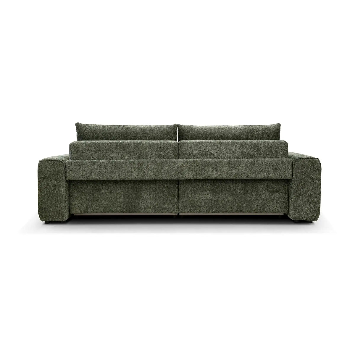 Canapea confortabila de dormit ARLO, stofa clasica turcoaz - Vinci 87, cu lada depozitare, 260x126x90 cm