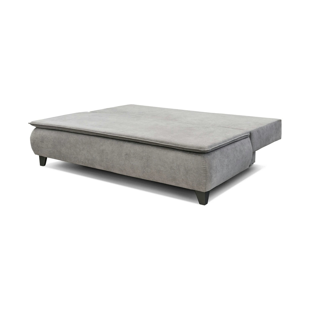 Canapea extensibila 2 locuri MONA, stofa clasica turcoaz - Vinci 87, cu lada depozitare, 241x113x100 cm