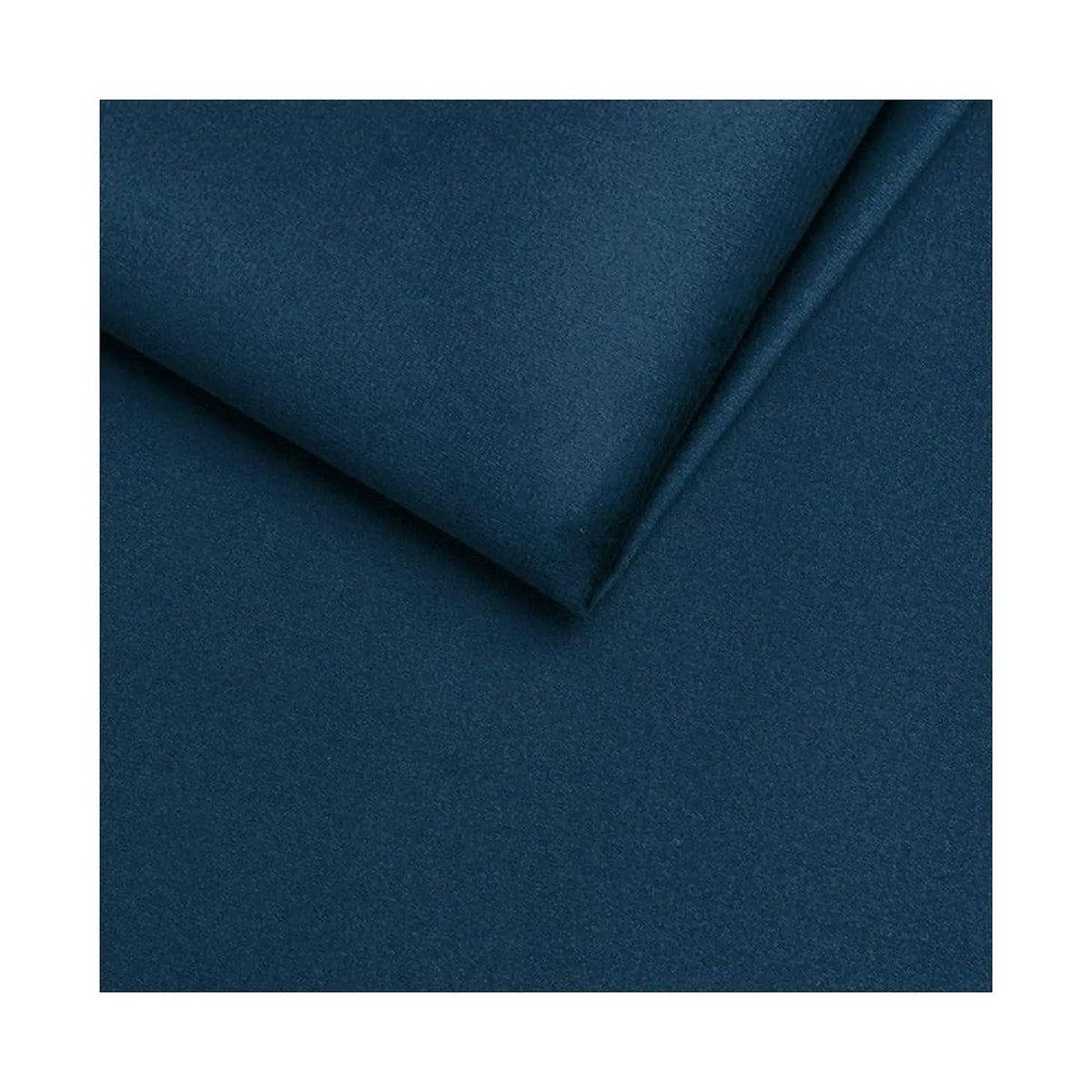 Canapea extensibila ALDO 3L, stofa catifelata albastru - Monolith 77, cu lada depozitare, 227x102x87 cm