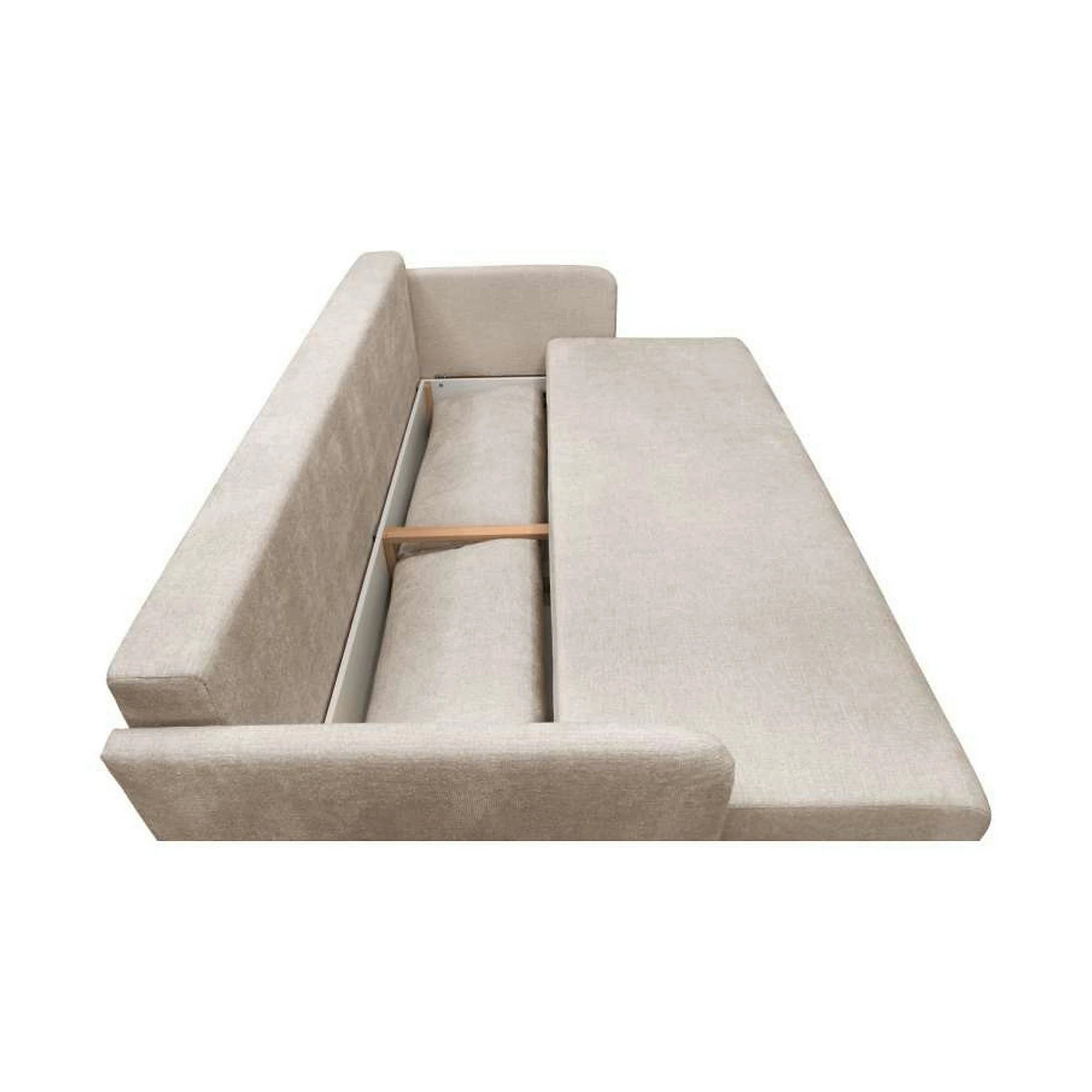 Canapea extensibila Allen, personalizabil, cu lada depozitare, 220x100x88 cm