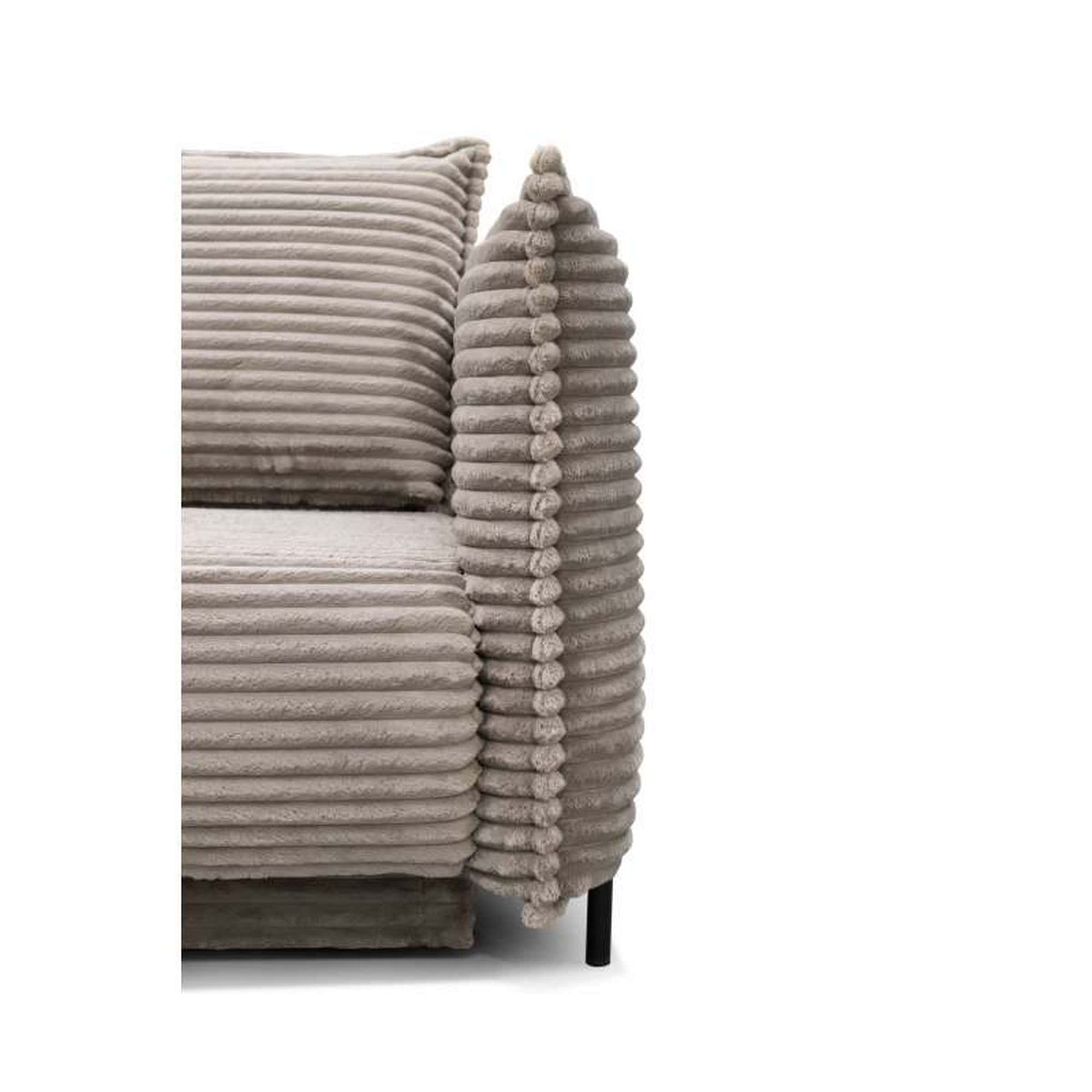 Canapea extensibila Amalfi, personalizabil materiale gama Platinium, cu lada depozitare, 226x105x90 cm