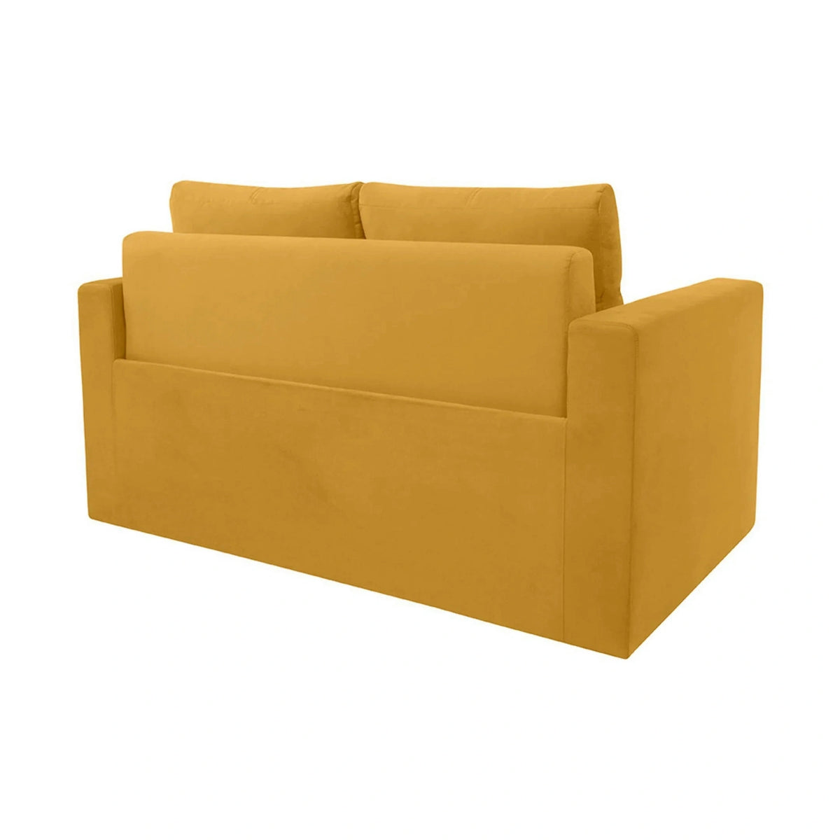 Canapea extensibila BUNIO III, stofa clasica galben - Manila 32, 147x88x86 cm