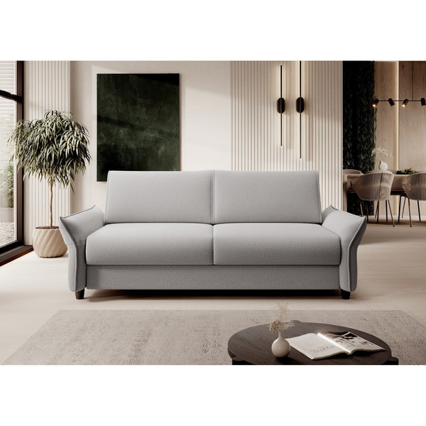 Canapea extensibila CANTO 140, stofa clasica caramiziu - Rosario 472, 198x106x82 cm