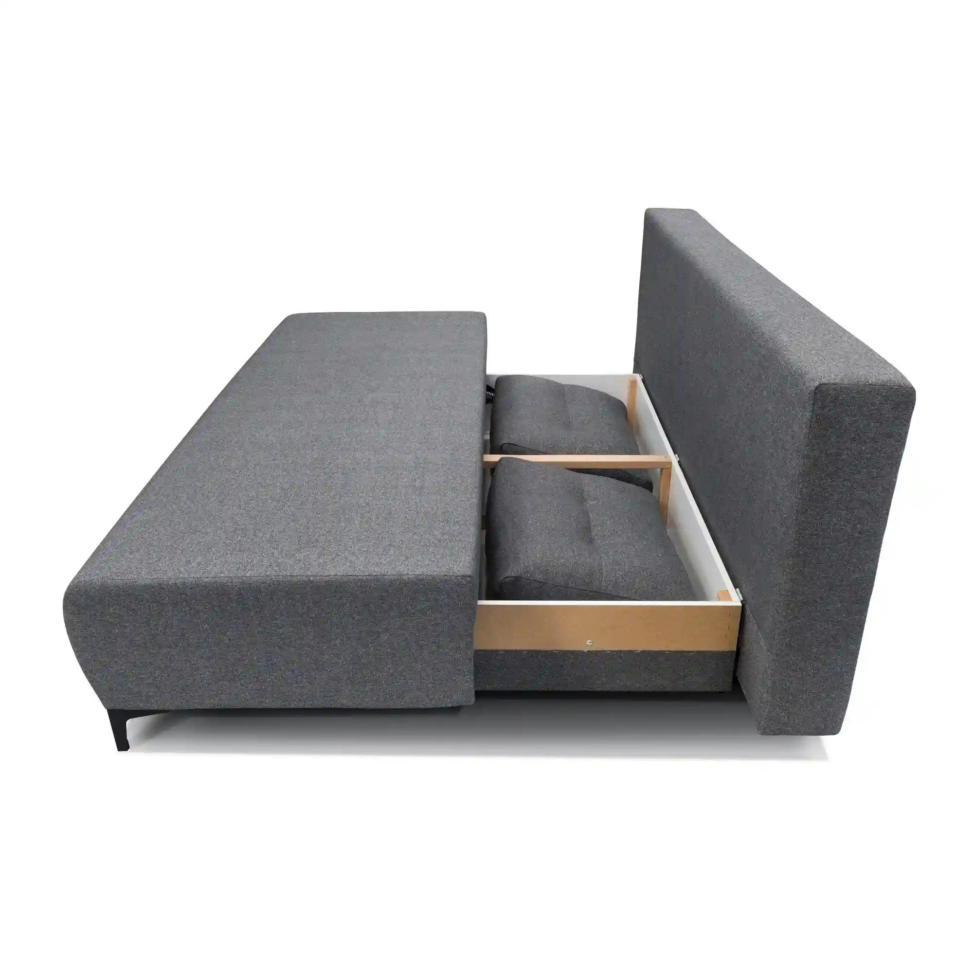 Canapea extensibila FIORE, personalizabil materiale gama Oferta Avantaj, cu lada depozitare, 201x101x95 cm