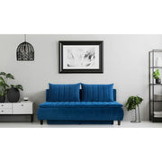 Canapea extensibila HARRY, personalizabil materiale gama Platinium, cu lada depozitare, 208x102x96 cm