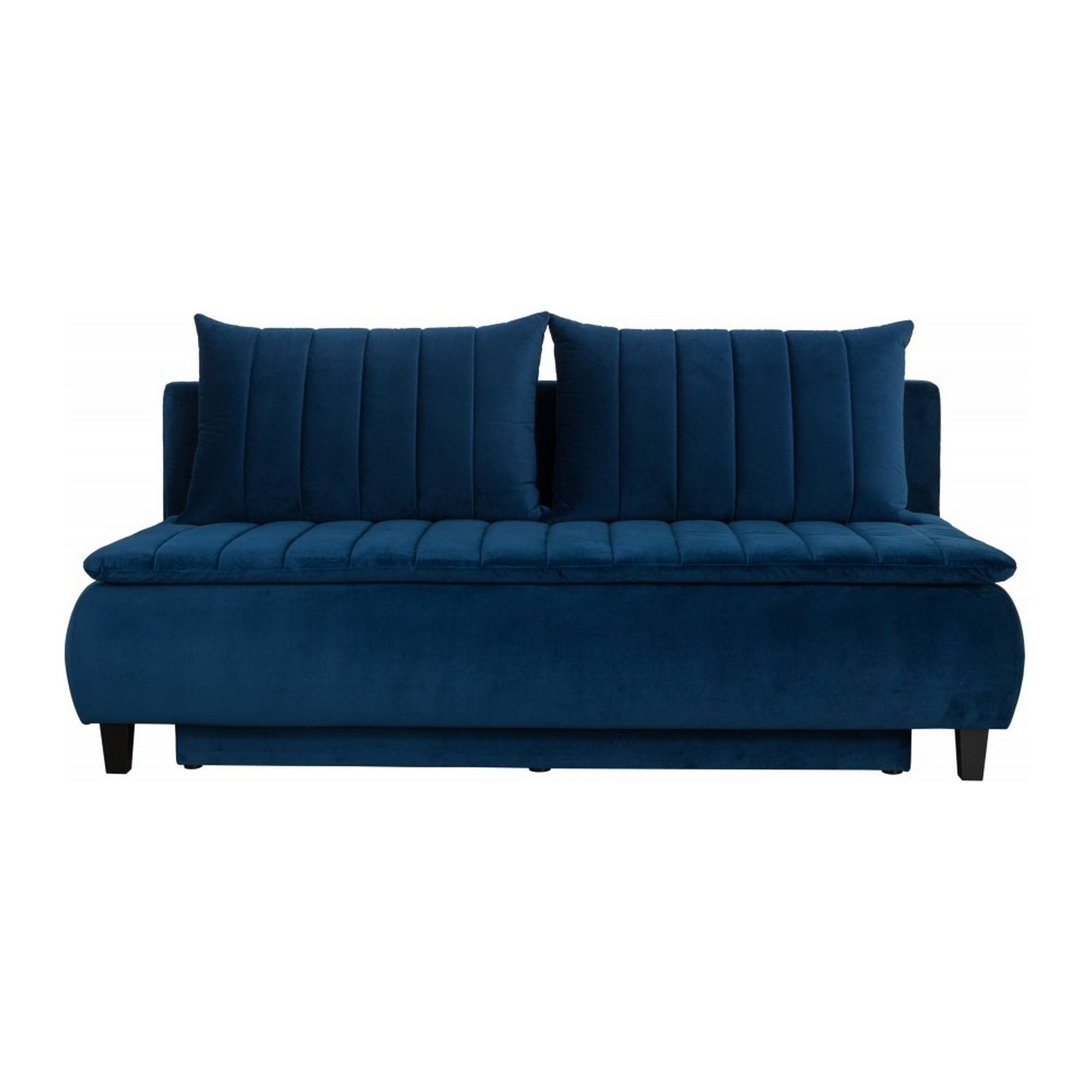 Canapea extensibila HARRY, stofa catifelata maro - Element 07, cu lada depozitare, 208x102x96 cm