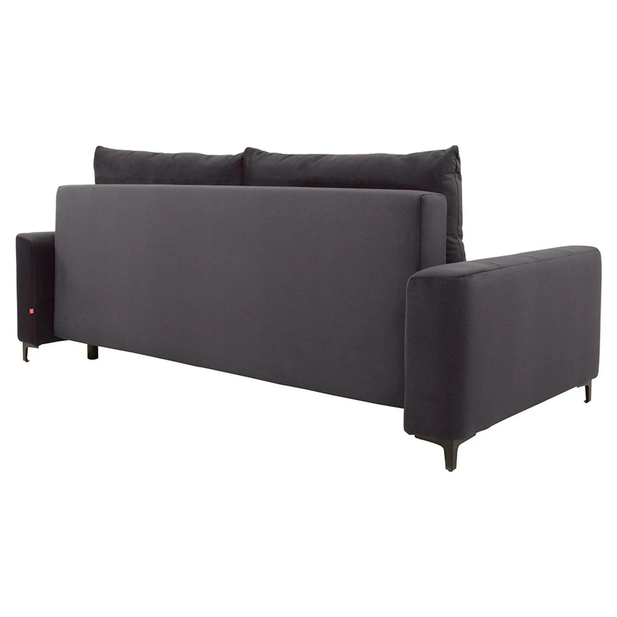 Canapea extensibila KAMARI, stofa catifelata gri antracit - Element 01, 235x108x93 cm
