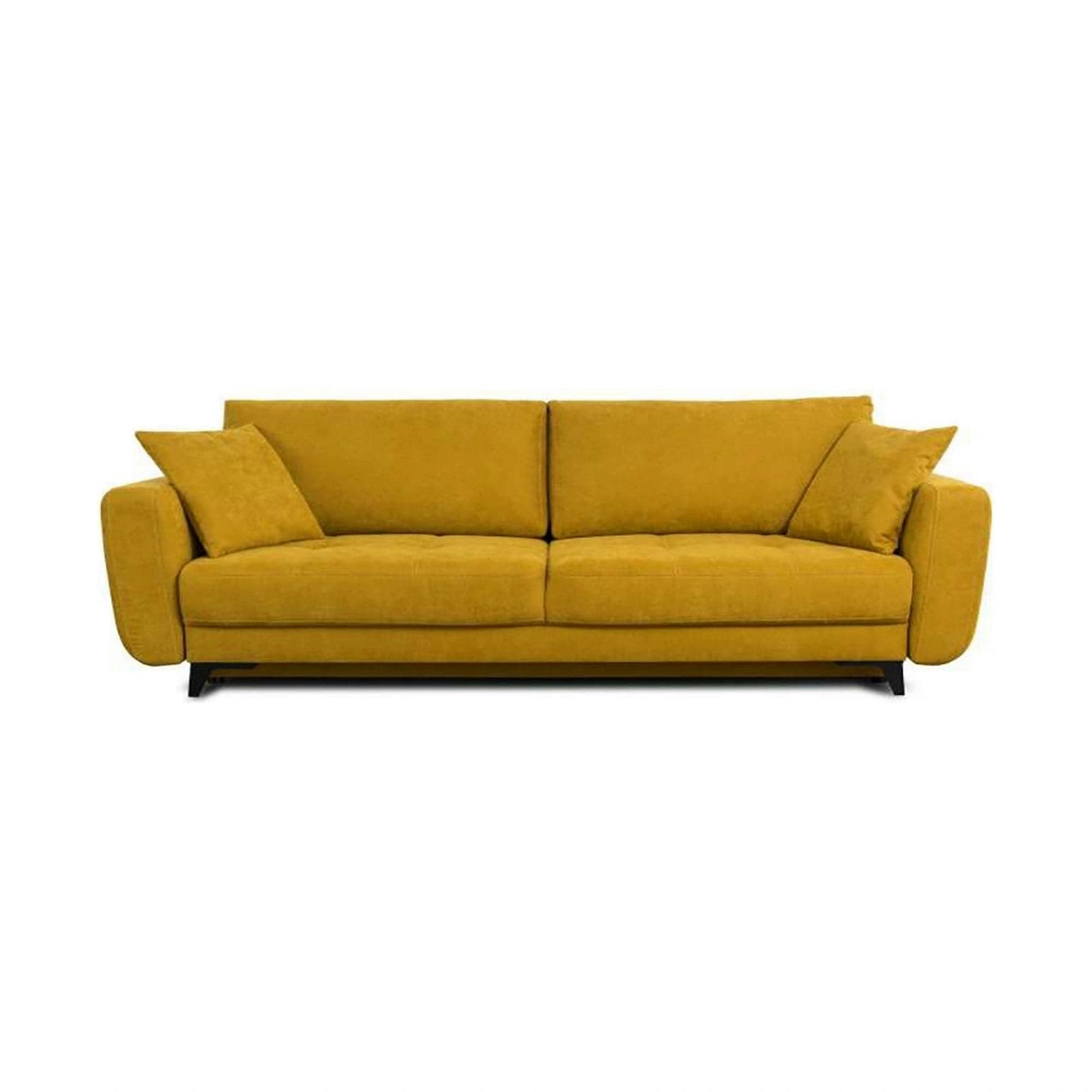 Canapea extensibila KARISA, personalizabil materiale gama Platinium, cu lada depozitare, 241x113x91 cm