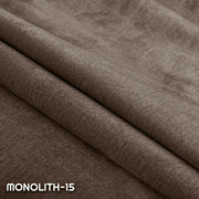 Canapea extensibila KARISA, stofa catifelata maro - Monolith 15, cu lada depozitare, 241x113x91 cm