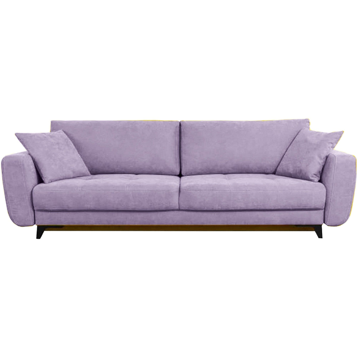 Canapea extensibila KARISA, stofa catifelata mov lila - Monolith 62, cu lada depozitare, 246x111x93 cm