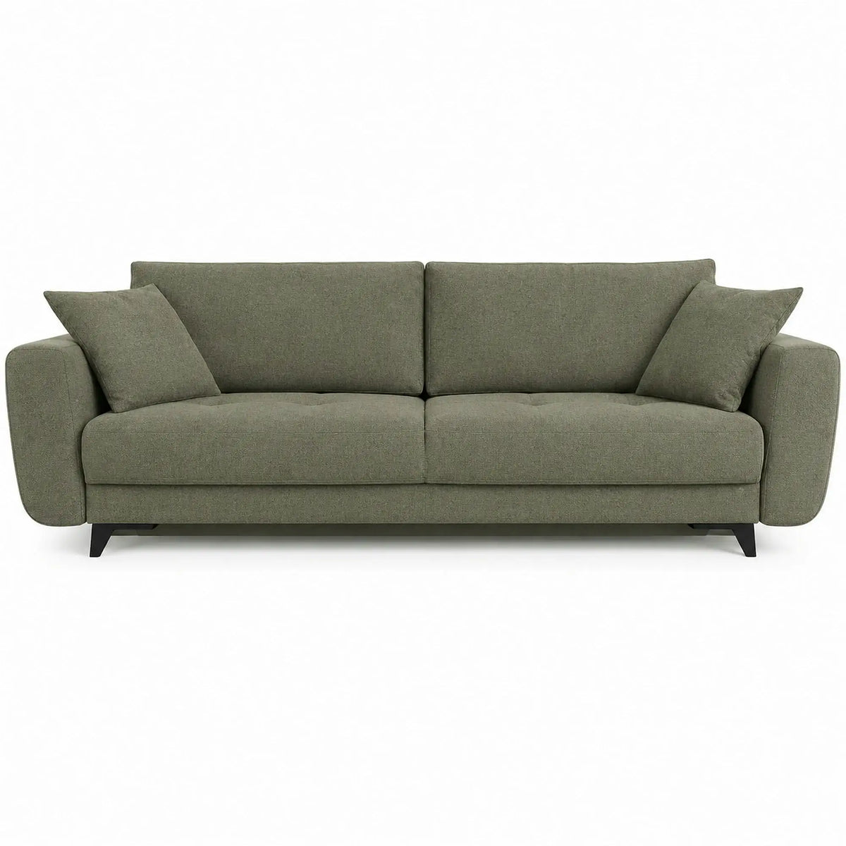 Canapea extensibila KARISA, stofa verde - Element 11, cu spatiu depozitare, 241x113x91 cm
