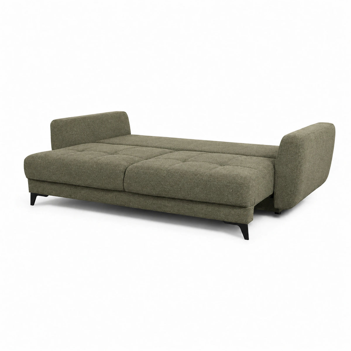 Canapea extensibila KARISA, stofa verde - Element 11, cu spatiu depozitare, 246x111x93 cm