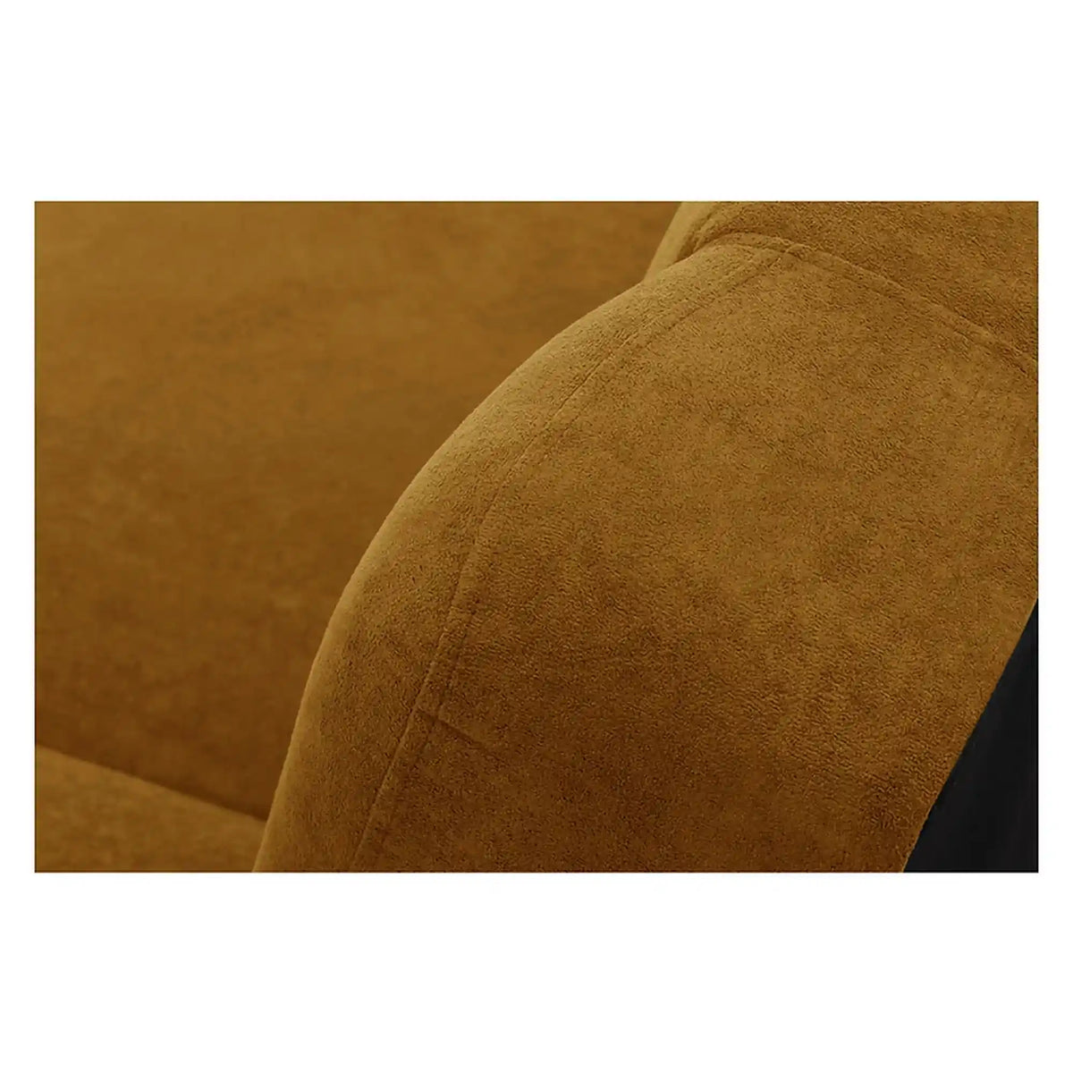 Canapea extensibila LAMI, stofa catifelata galben - Soft 09, cu lada depozitare, 190x85x87 cm