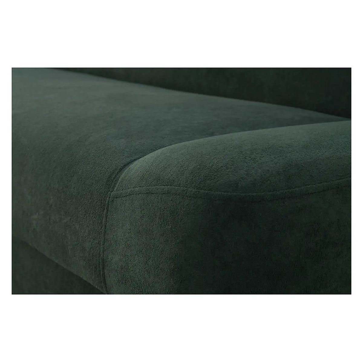 Canapea extensibila LAMI, stofa catifelata verde - Soft 13, cu lada depozitare, 190x85x87 cm