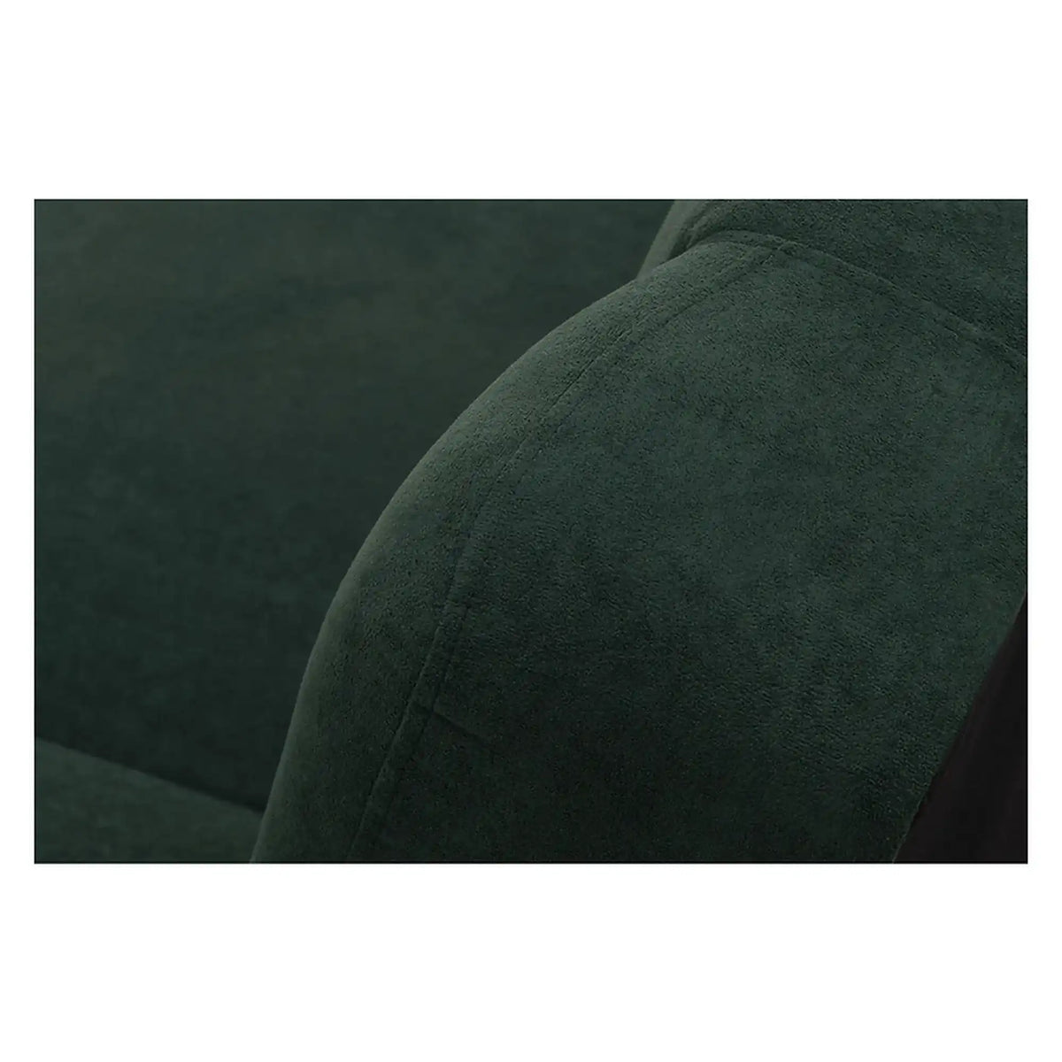 Canapea extensibila LAMI, stofa catifelata verde - Soft 13, cu lada depozitare, 190x85x87 cm