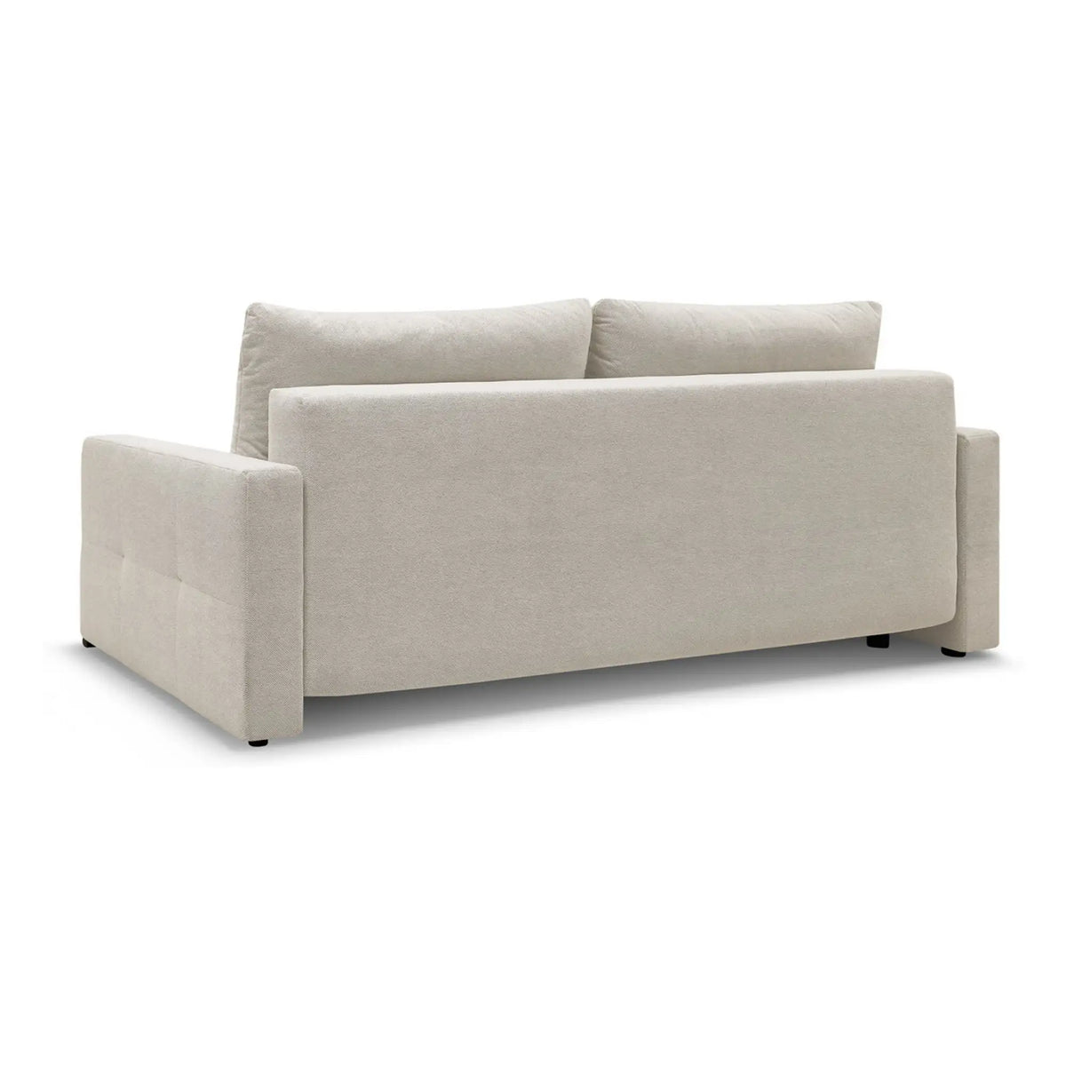 Canapea extensibila MONA, stofa catifelata bej - Curio 09, 230x92x94 cm