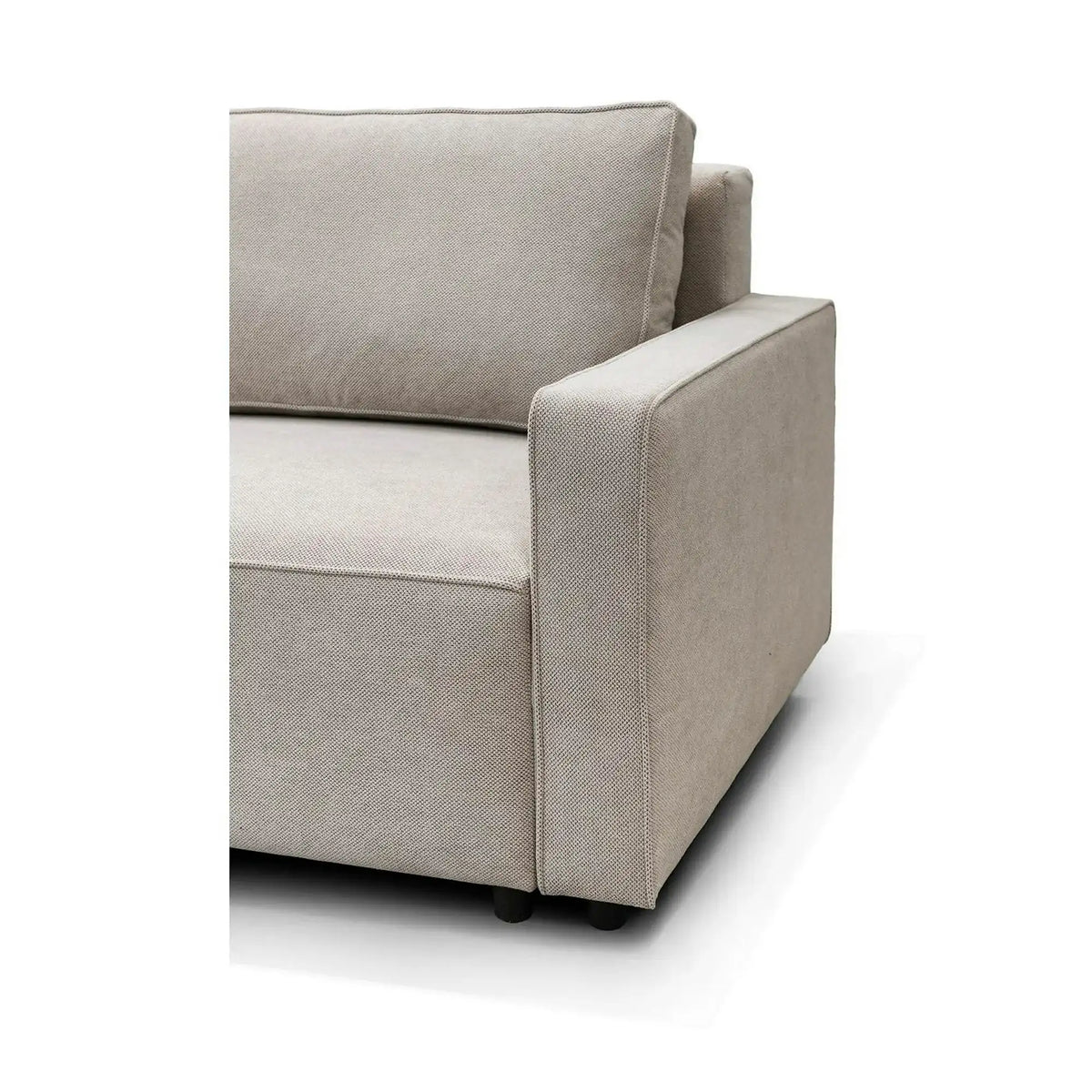 Canapea extensibila NICOLE, personalizabil materiale gama Platinium, cu lada depozitare, 232x100x90 cm