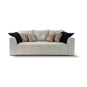 Canapea extensibila ROYAL IV, stofa bej deschis - Puente 06, 247x116x96 cm