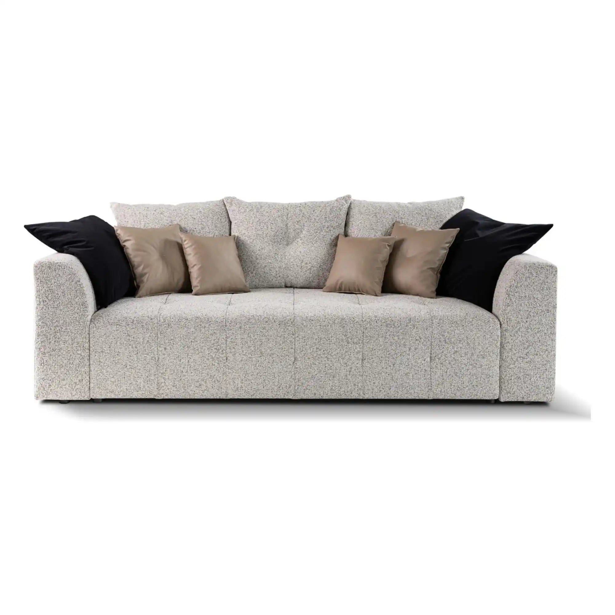 Canapea extensibila ROYAL IV, stofa bej deschis - Puente 06, 247x116x96 cm