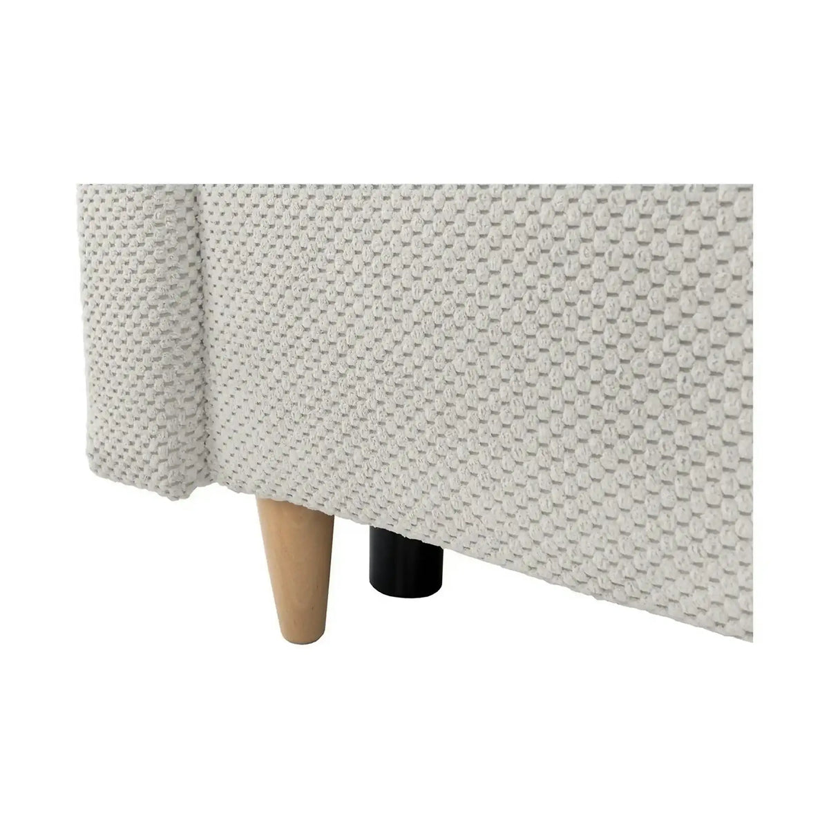 Canapea extensibila SIGMA, stofa catifelata bej - Onega 2, 208x90x92 cm