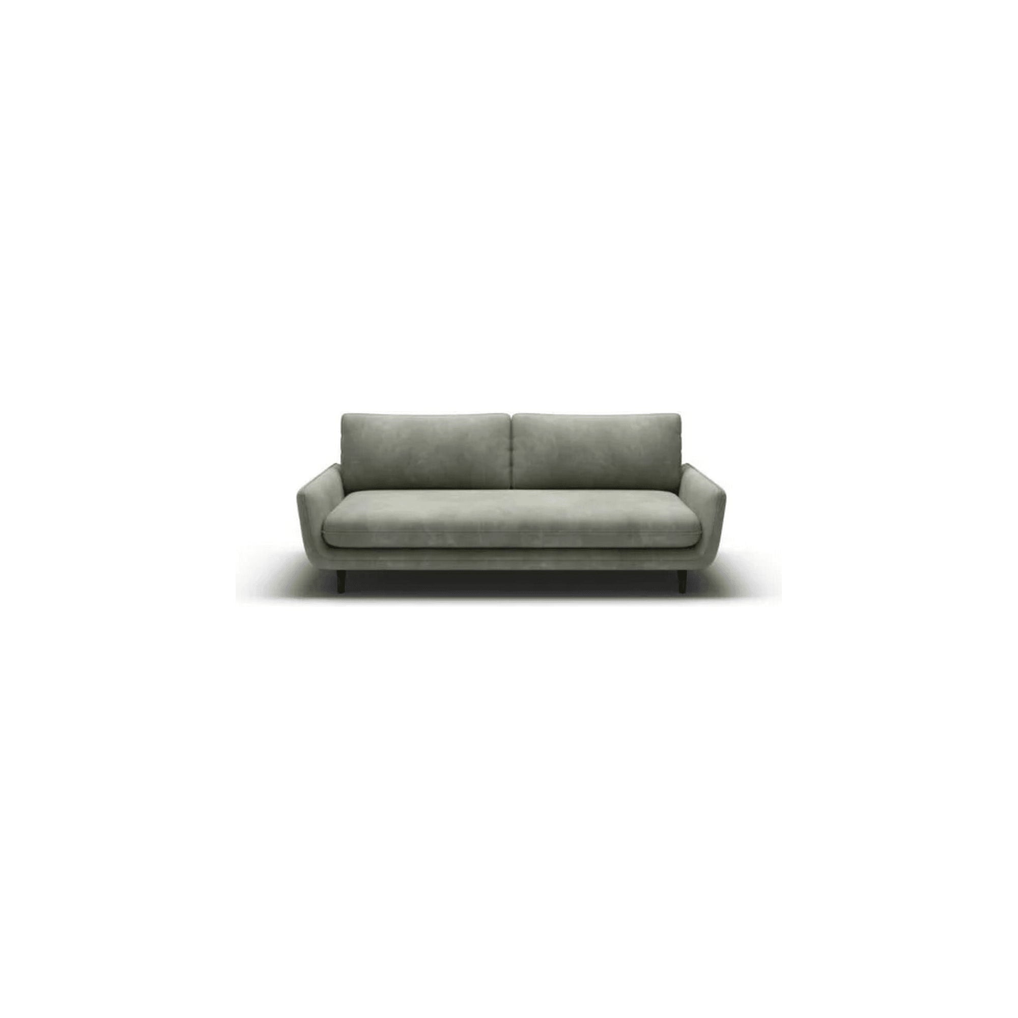 Canapea extensibila Solano, stofa catifelata verde marin - Terra 72, Gama Premium, cu lada depozitare, 230x107x85/73 cm
