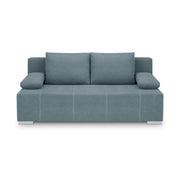 Canapea extensibila STREET IV, stofa catifelata albastru - Wind 76, 197x98x95 cm