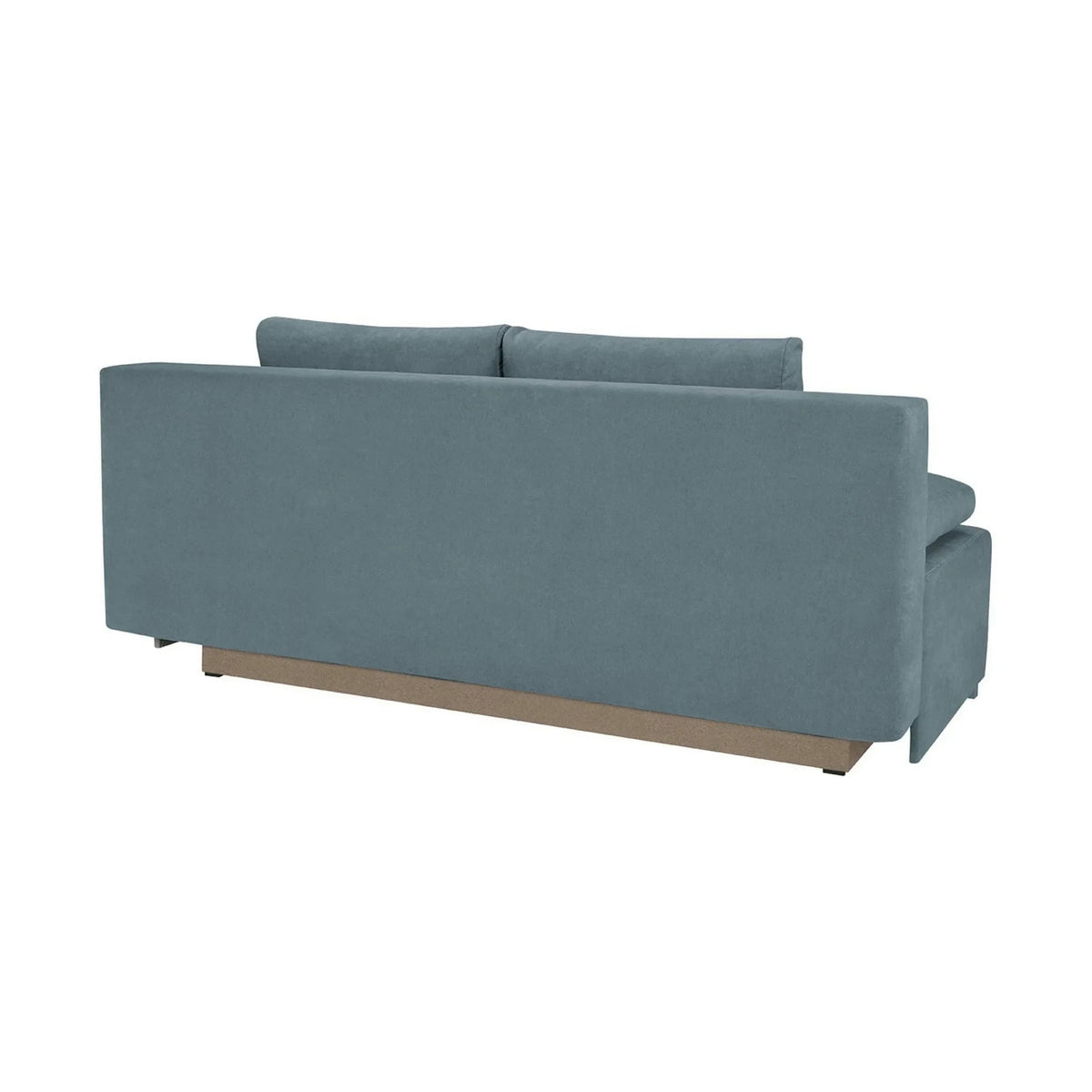 Canapea extensibila STREET IV, stofa catifelata albastru - Wind 76, 197x98x95 cm