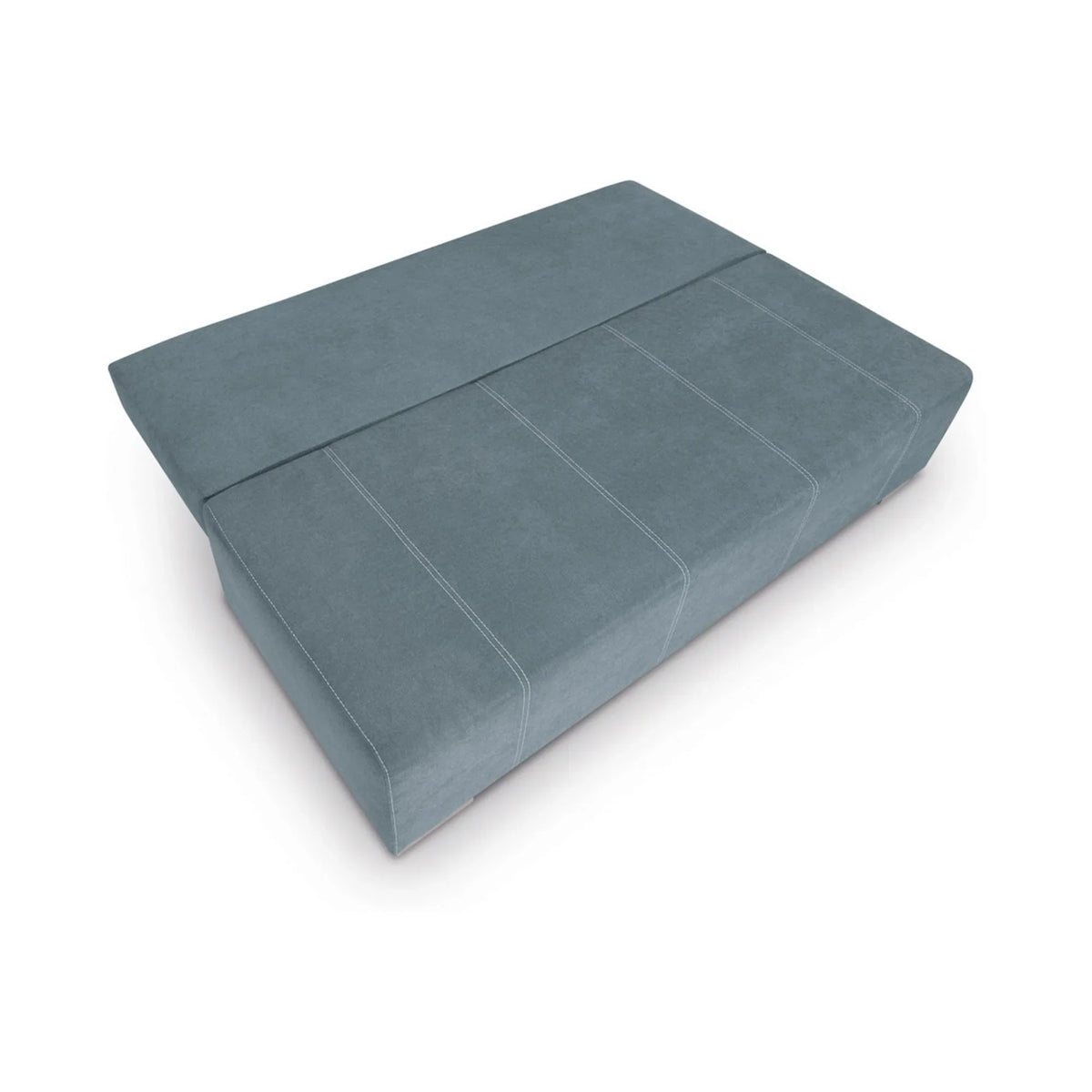 Canapea extensibila STREET IV, stofa catifelata albastru - Wind 76, 197x98x95 cm