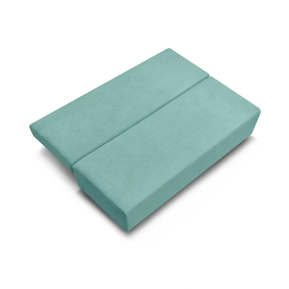 Canapea extensibila SUN, stofa catifelata verde menta - Enjoy new 18, 193x92x96 cm