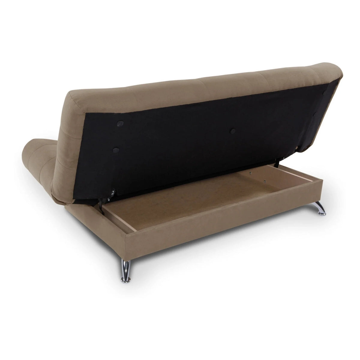 Canapea extensibila VIOLA, stofa maro - Elia 16, 192x89x48 cm