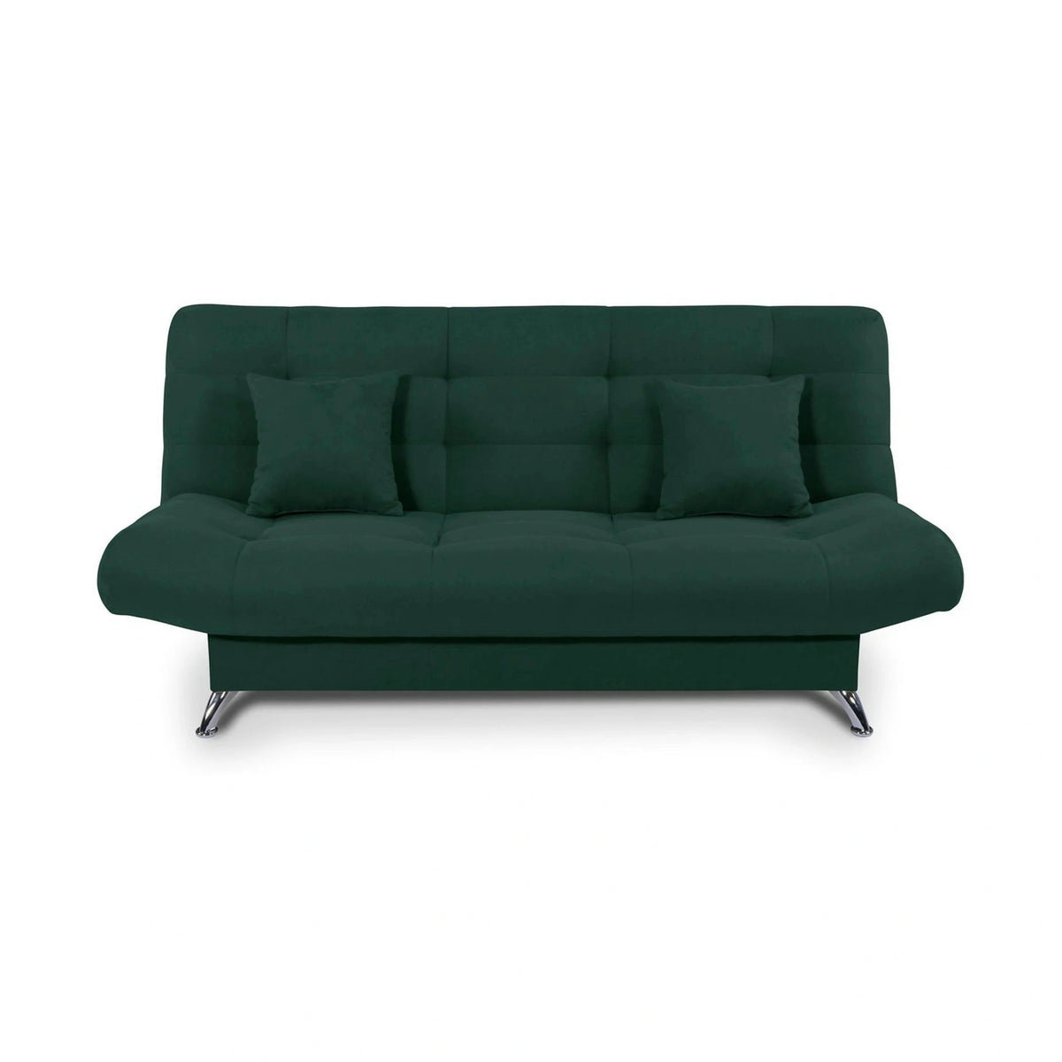 Canapea extensibila VIOLA, stofa verde - Elia 39, 192x89x48 cm