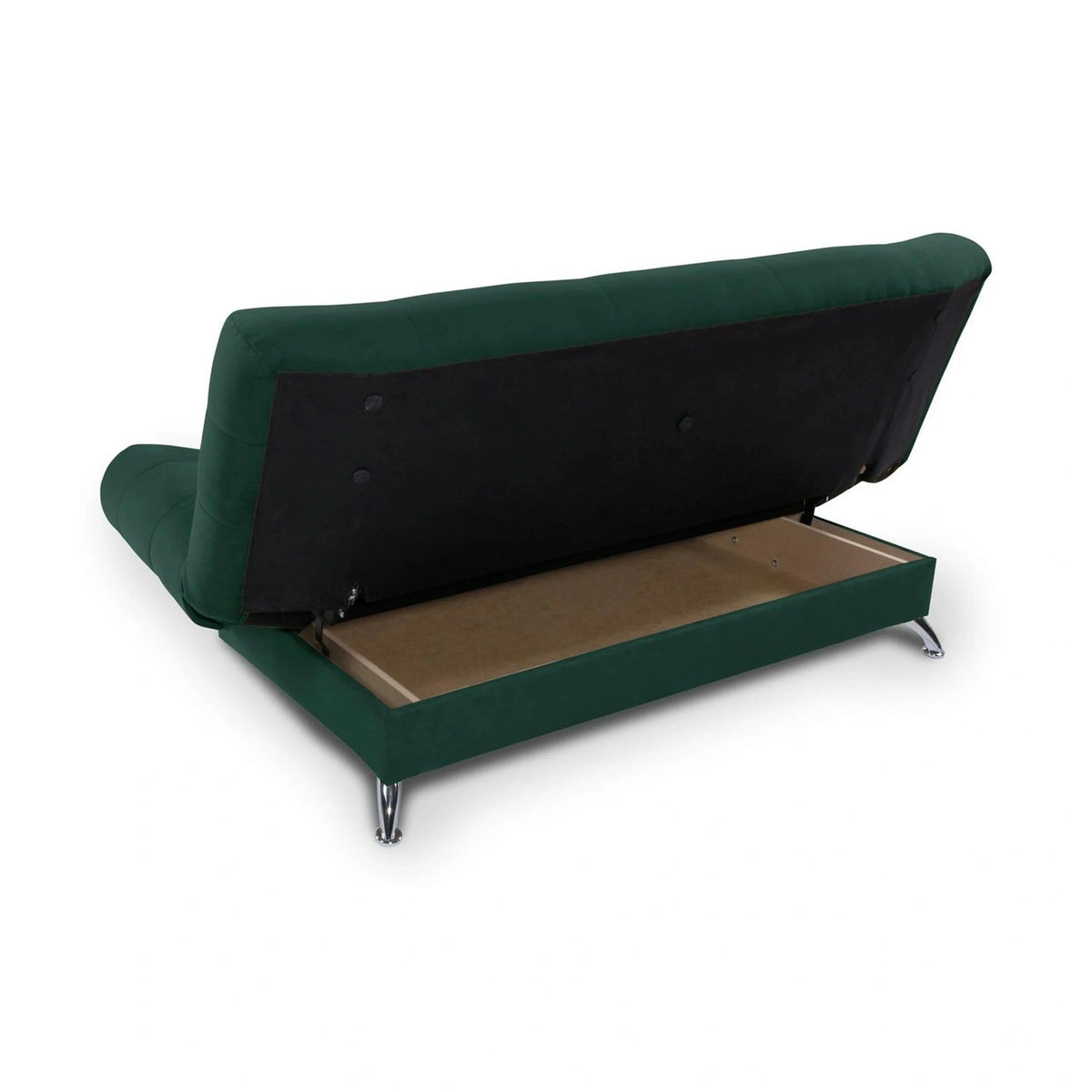 Canapea extensibila VIOLA, stofa verde - Elia 39, 192x89x48 cm