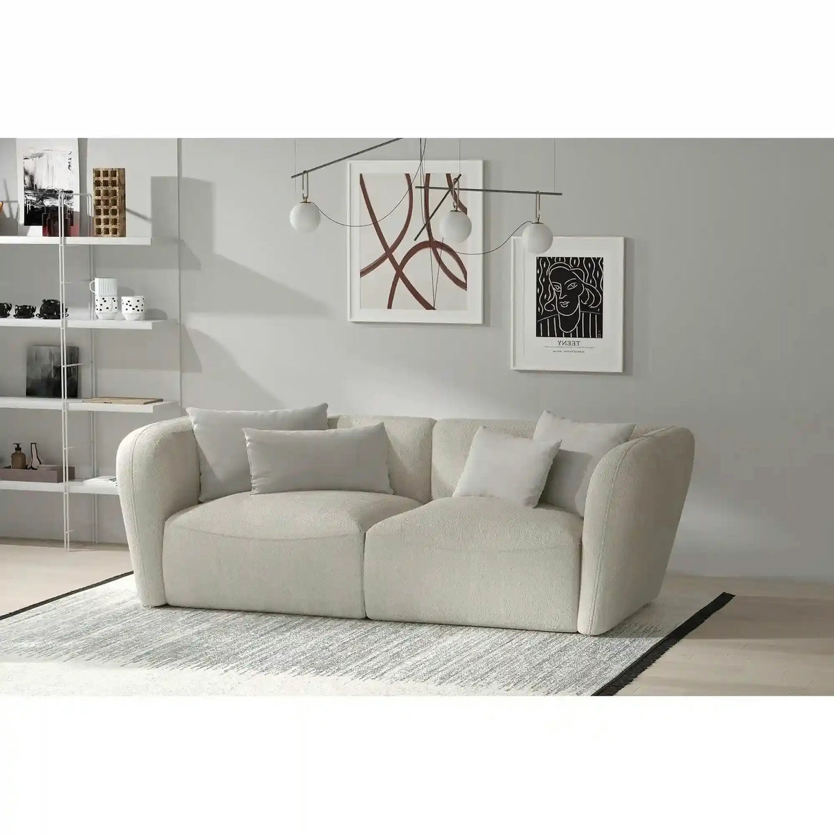 Canapea fixa CANDELO A, personalizabil, 214x102x72 cm