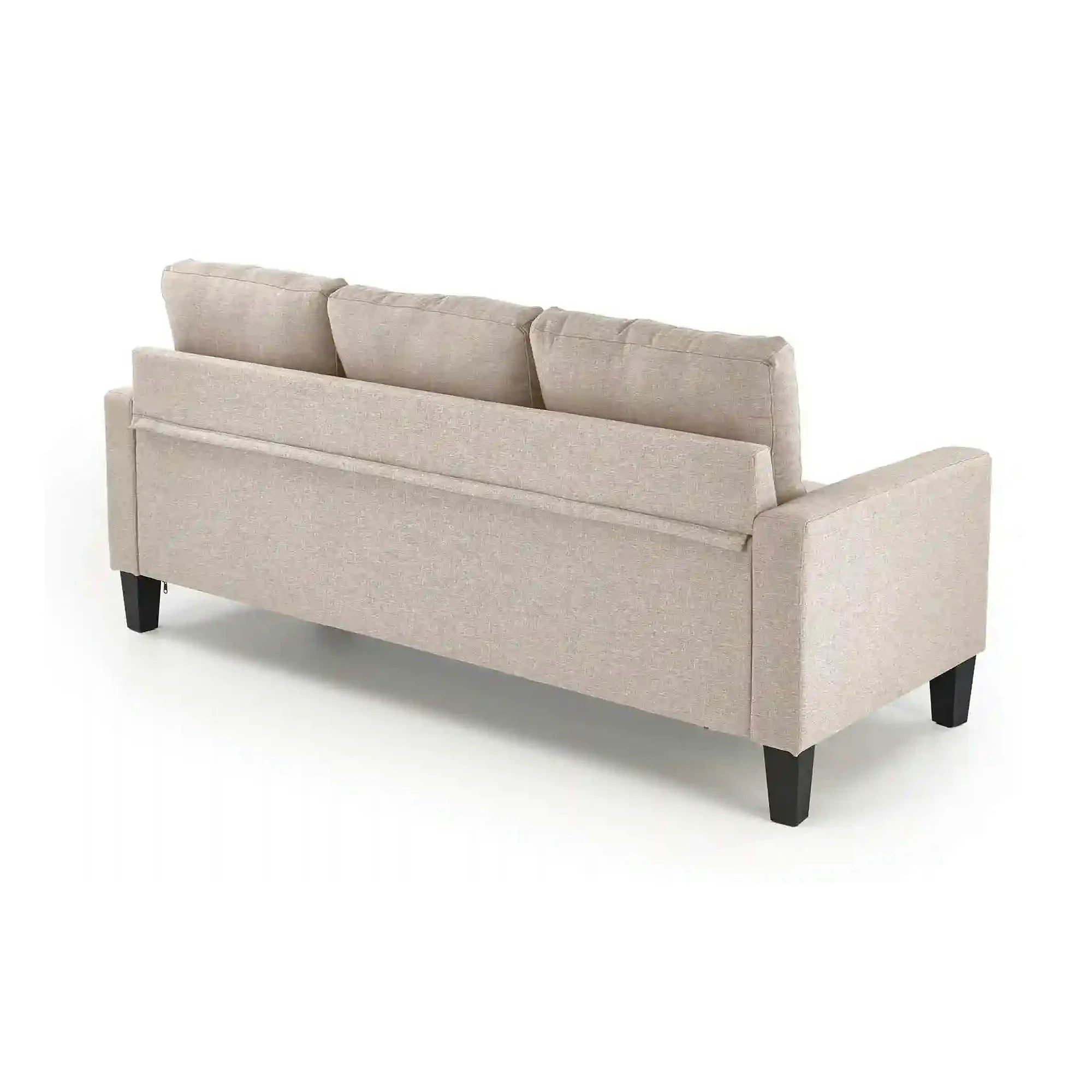 Canapea GERSON, bej, stofa clasica/polipropilena, 180x130x80 cm