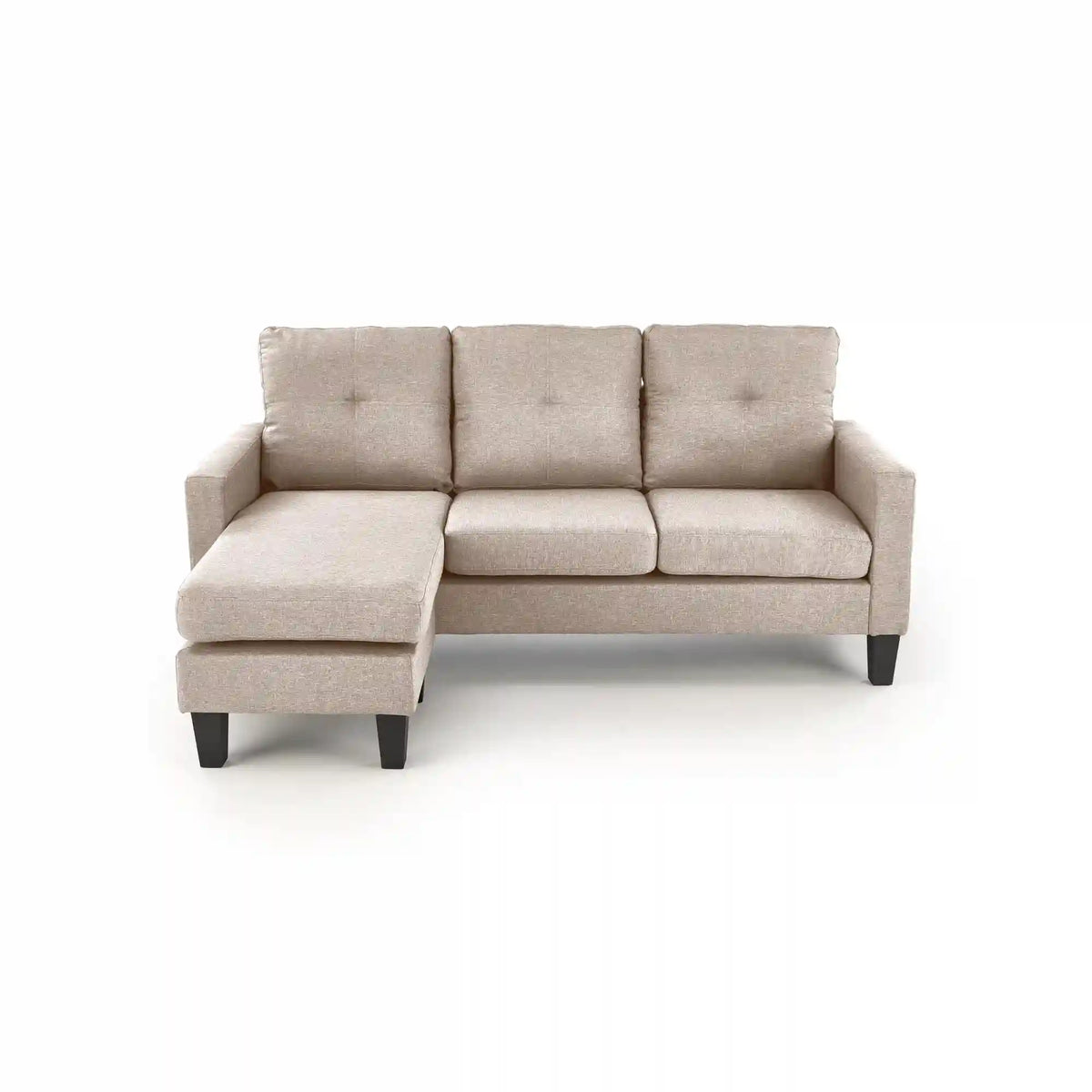 Canapea GERSON, bej, stofa clasica/polipropilena, 180x130x80 cm