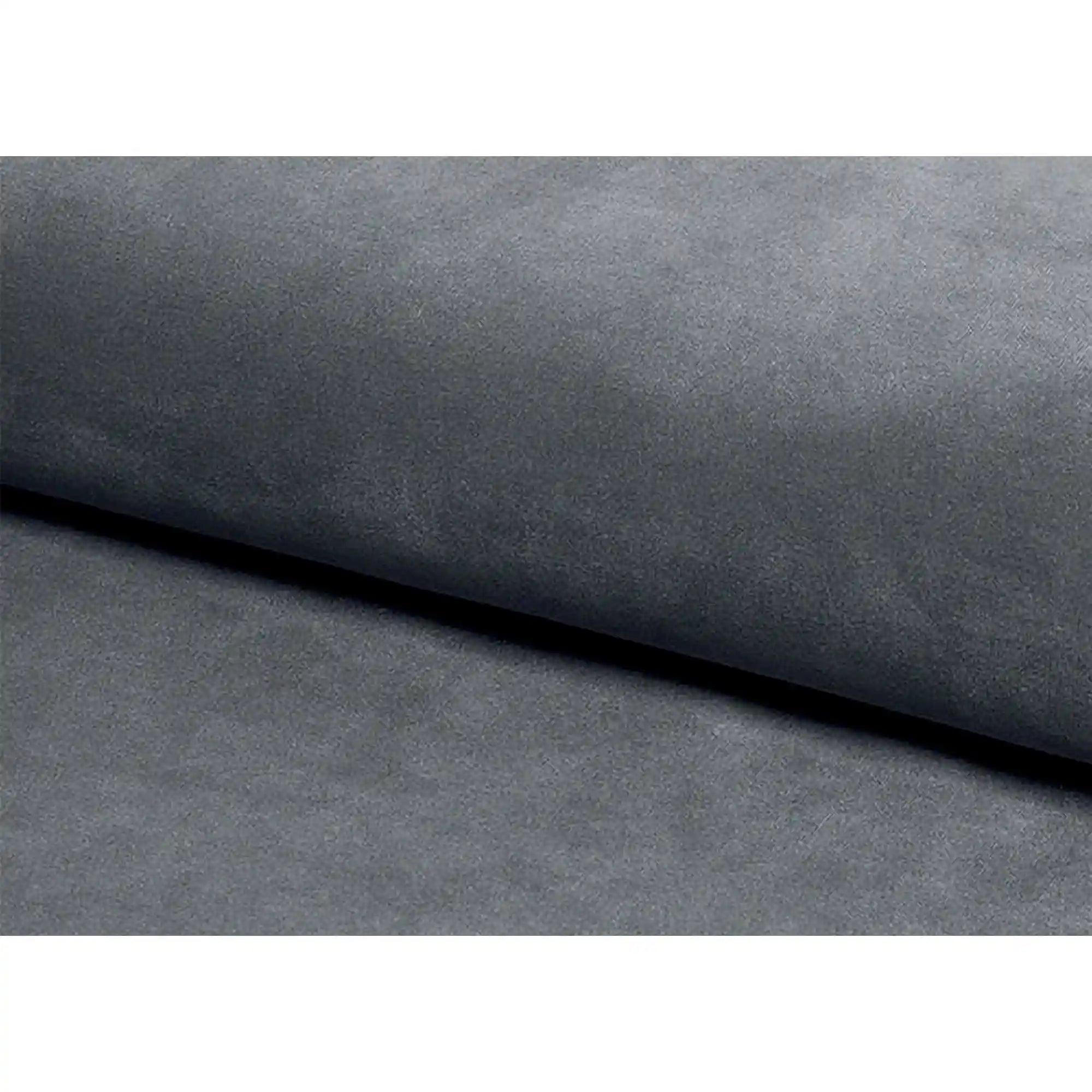 Canapea KARO 2, gri, stofa catifelata, 140x75x76 cm
