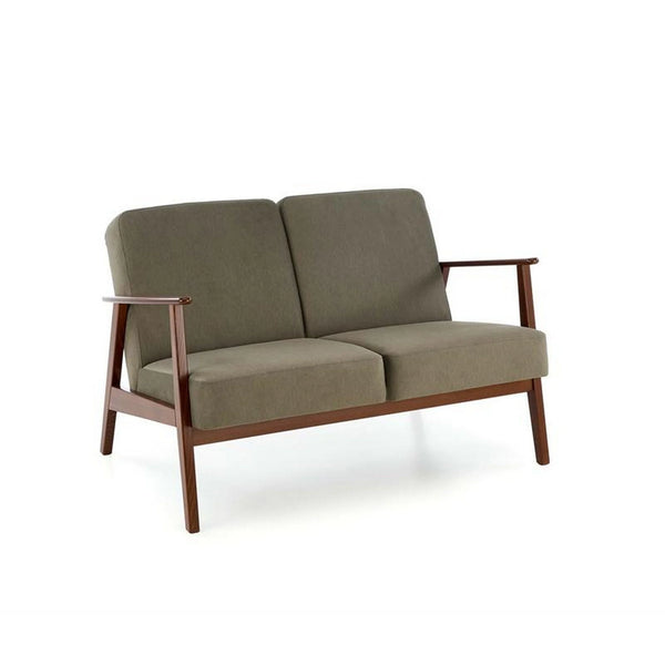 Canapea MILANO 2S, stofa catifelata verde olive - Castel 39, 120x77x77 cm