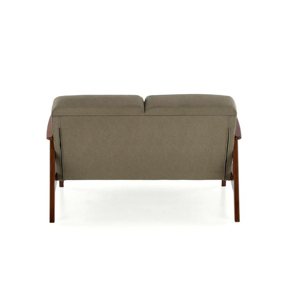 Canapea MILANO 2S, stofa catifelata verde olive - Castel 39, 120x77x77 cm