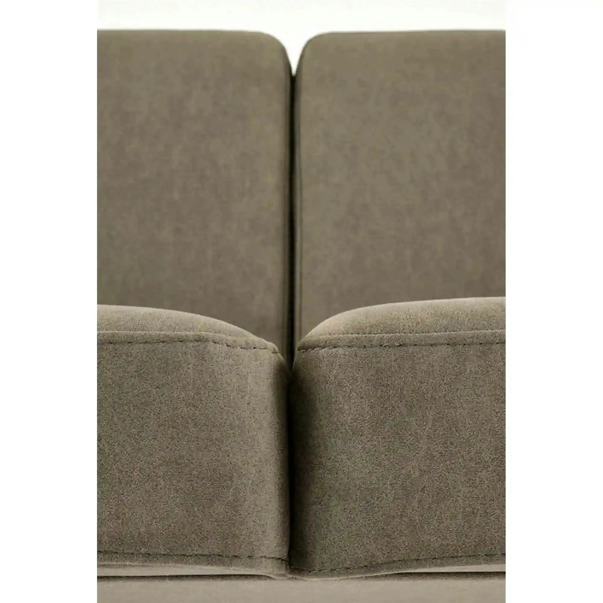 Canapea MILANO 2S, verde olive - Castel 39,  stofa catifelata/lemn, 120x77x77 cm