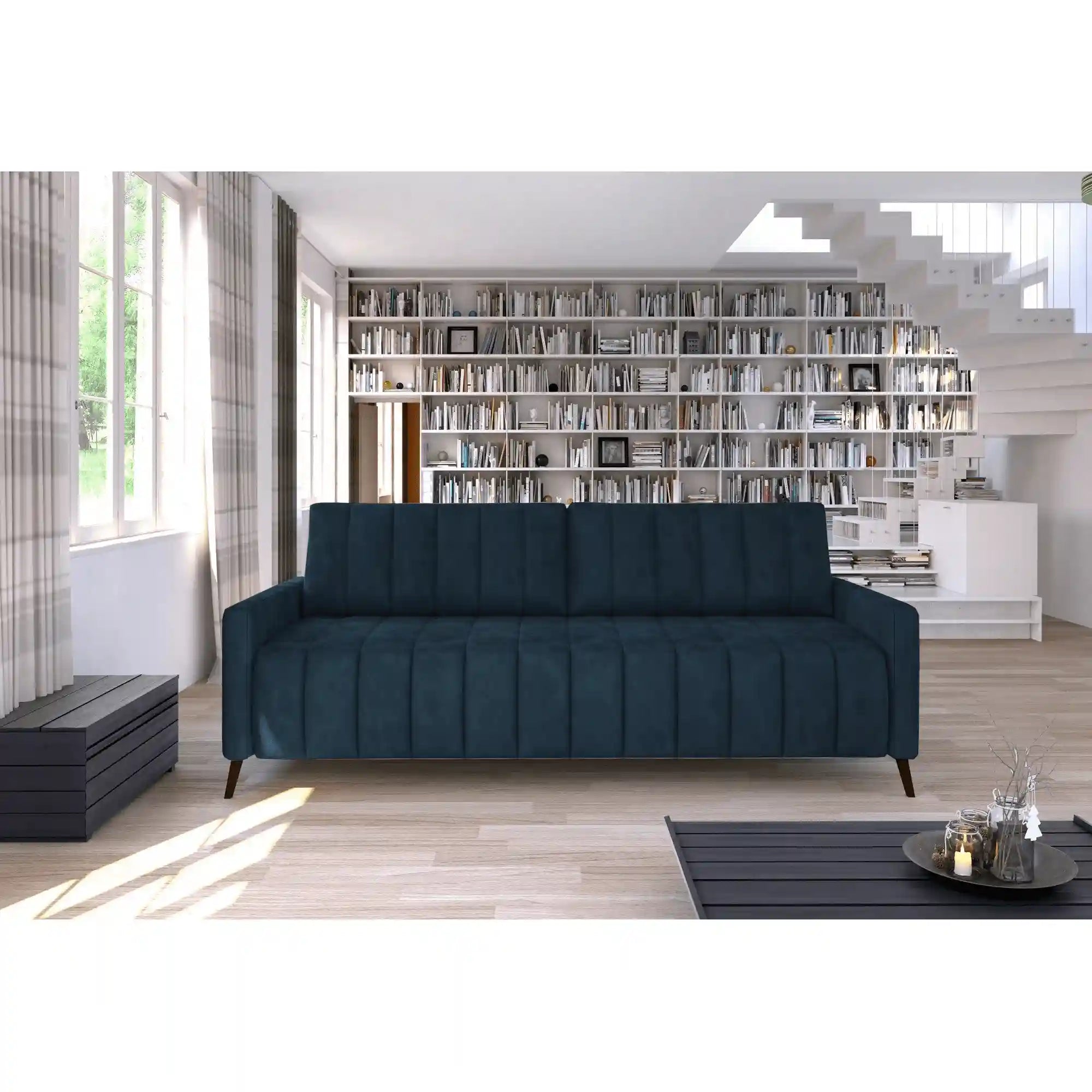 Canapea MOLLY, personalizabil materiale gama Oferta Avantaj, cu lada depozitare, 226x101x91 cm