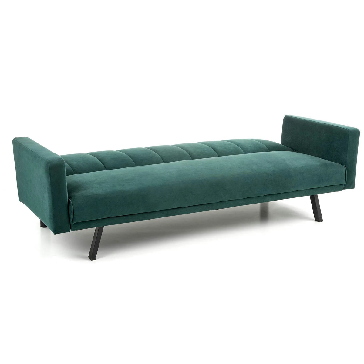 Canapea pentru birou ARMANDO, verde, stofa catifelata, 192x100x78 cm