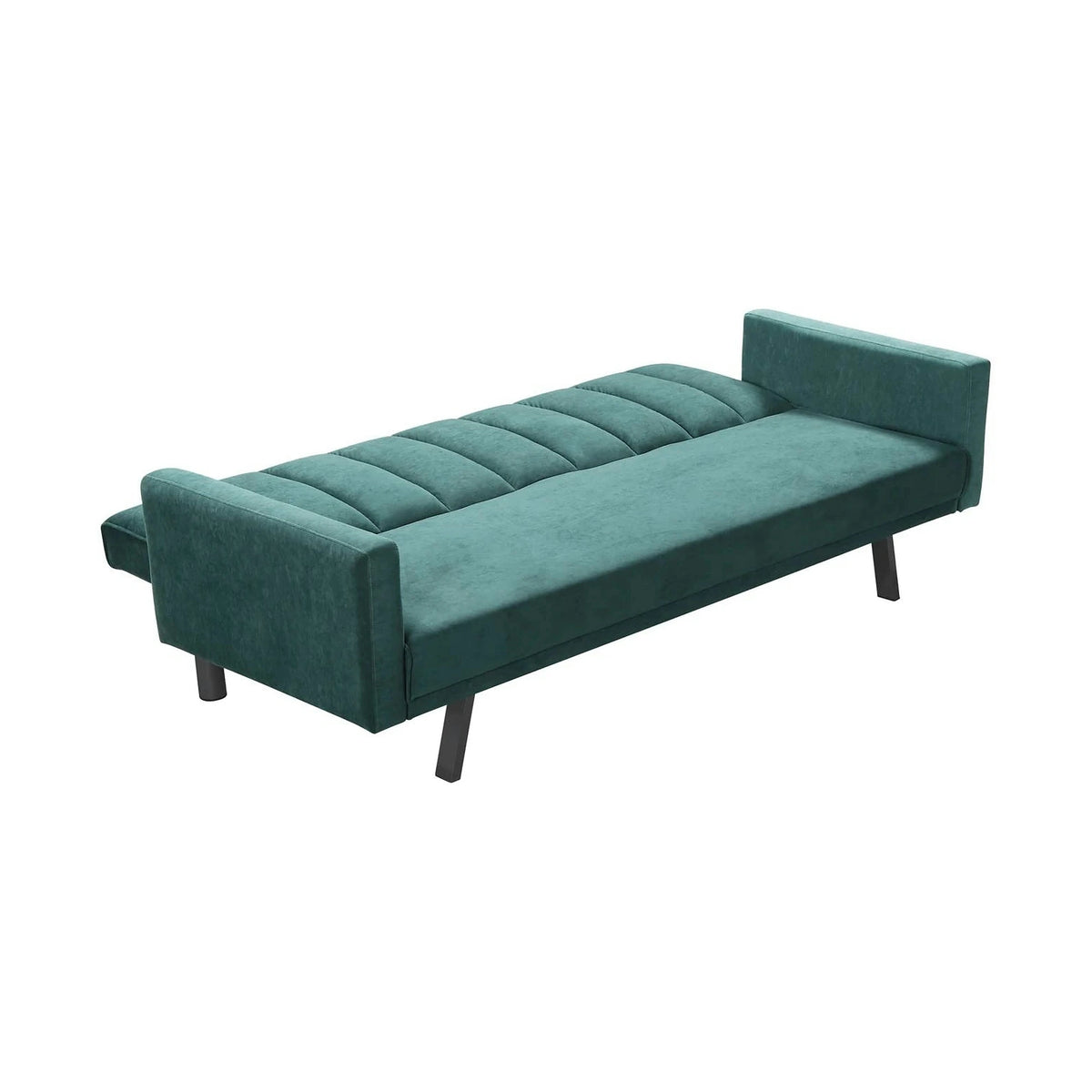 Canapea pentru birou ARMANDO, verde, stofa catifelata, 192x100x78 cm