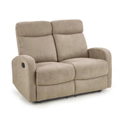 Canapea pliabila OSLO 2S, bej, stofa, 128x95/158x100 cm